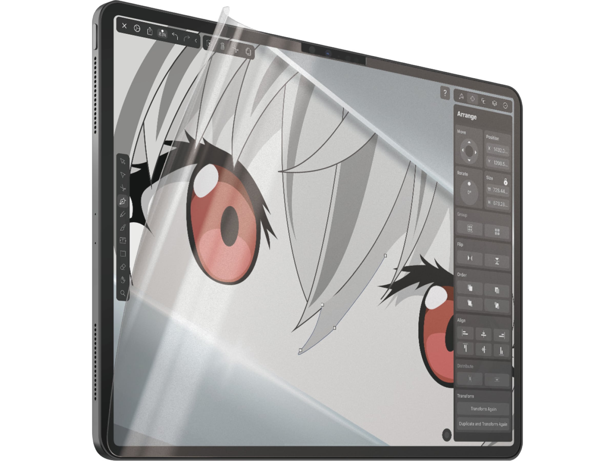 PanzerGlass iPad Pro 13" GraphicPaper Skærmbeskytter Skærmbeskyttelse tablet