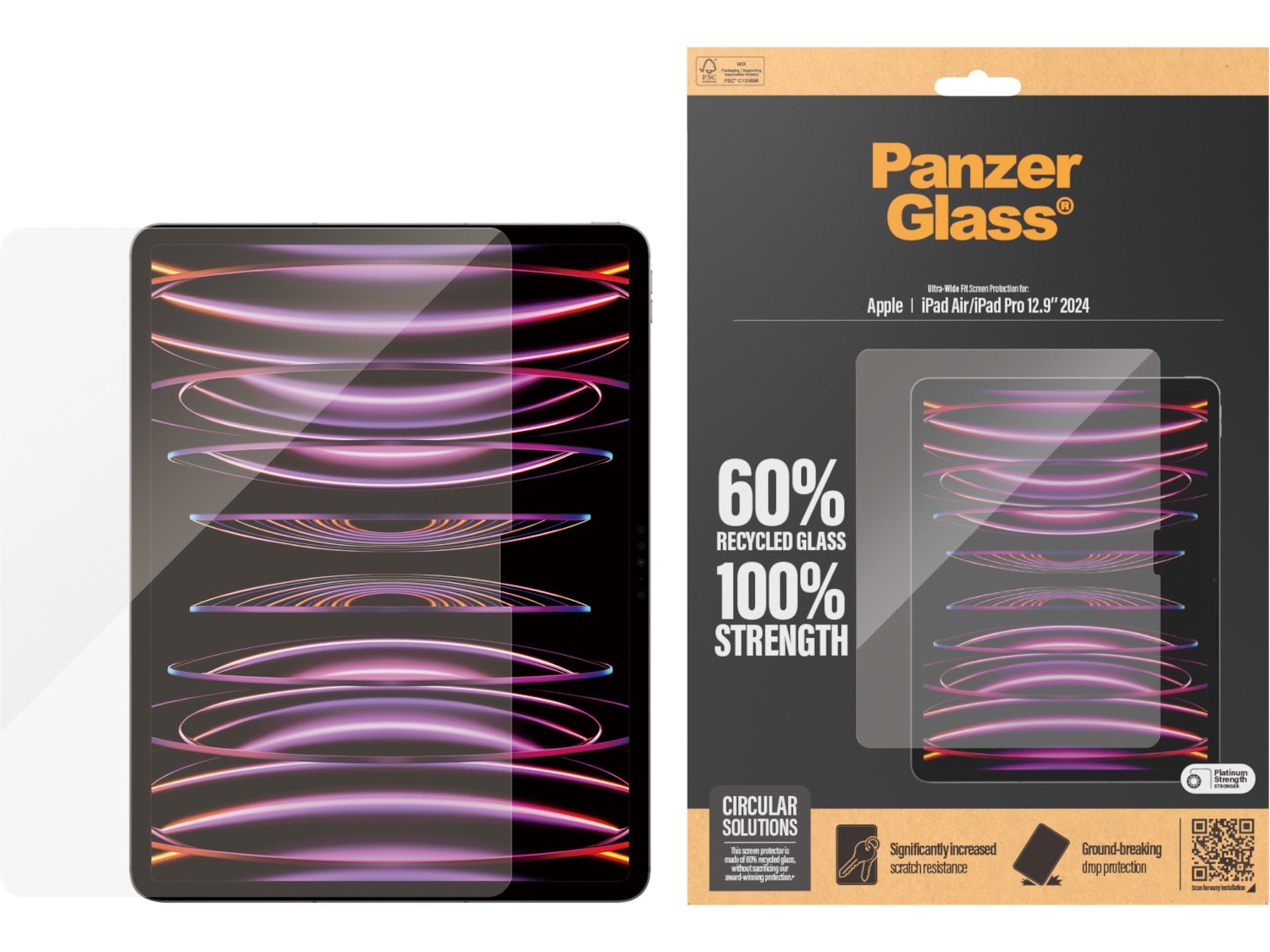 PanzerGlass iPad Pro 13" og iPad Air 13’’ Skærmbeskytter Skærmbeskyttelse tablet