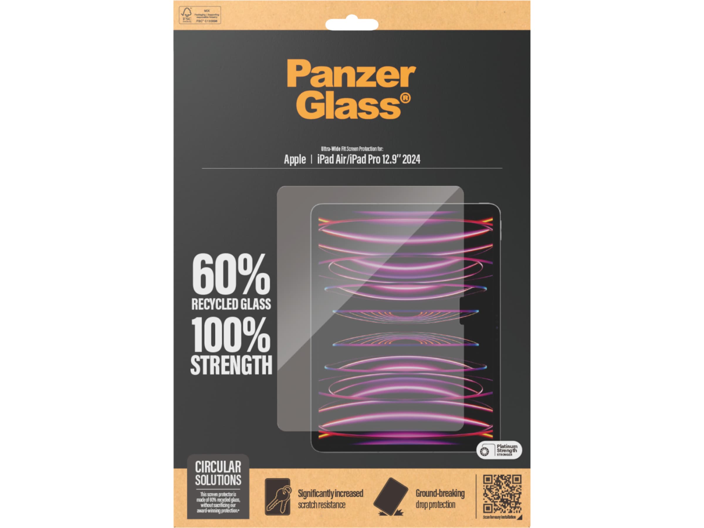 PanzerGlass iPad Pro 13" og iPad Air 13’’ Skærmbeskytter Skærmbeskyttelse tablet