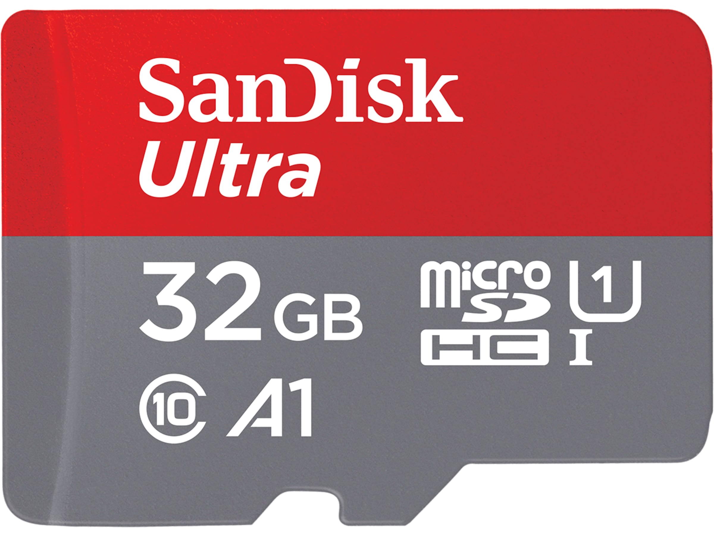 SanDisk Ultra microSDHC 32GB + SD Adapter Flash-hukommelse