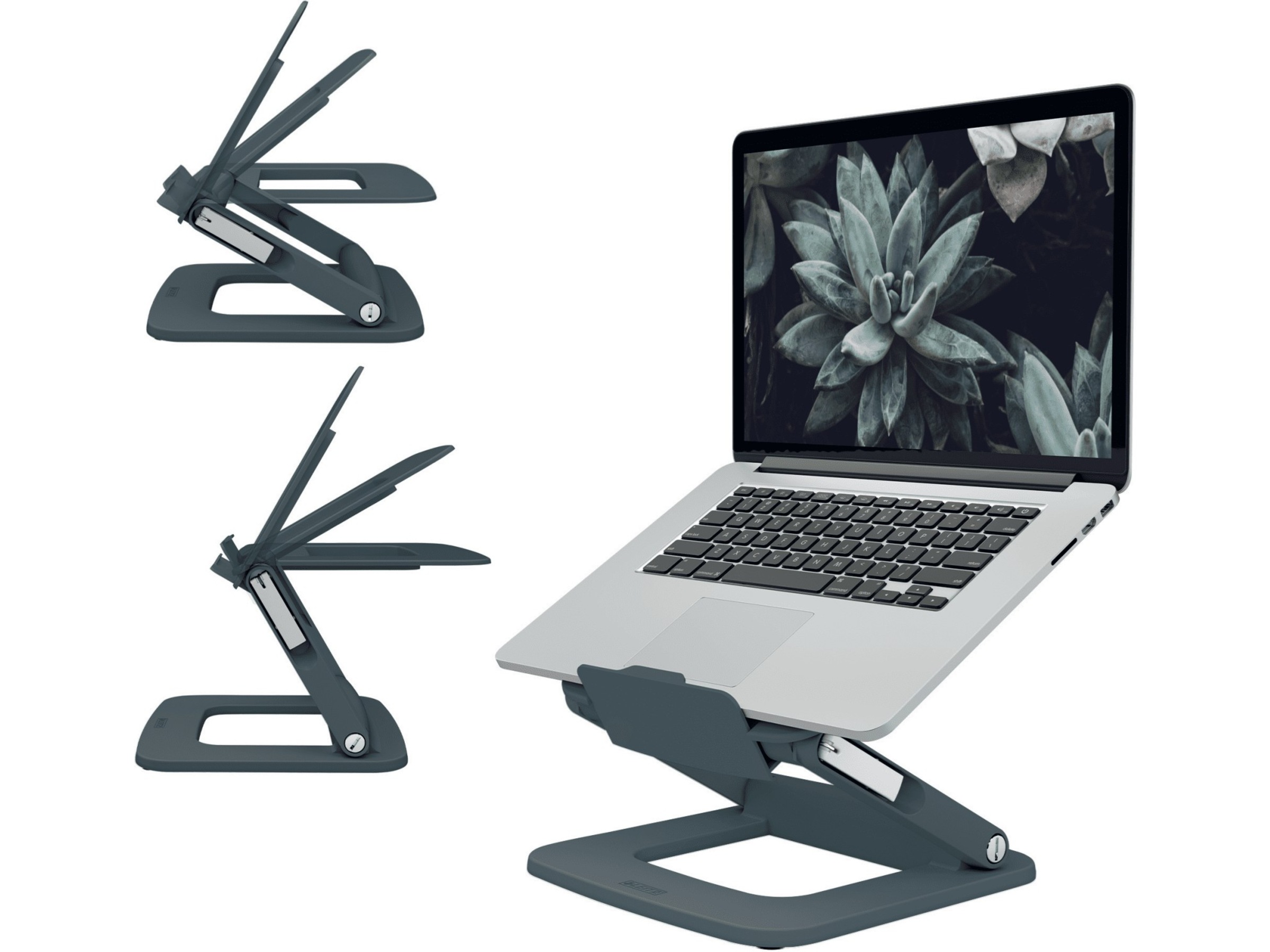Leitz Ergo Multi-angle laptop stativ (grå) Bærbar stativ