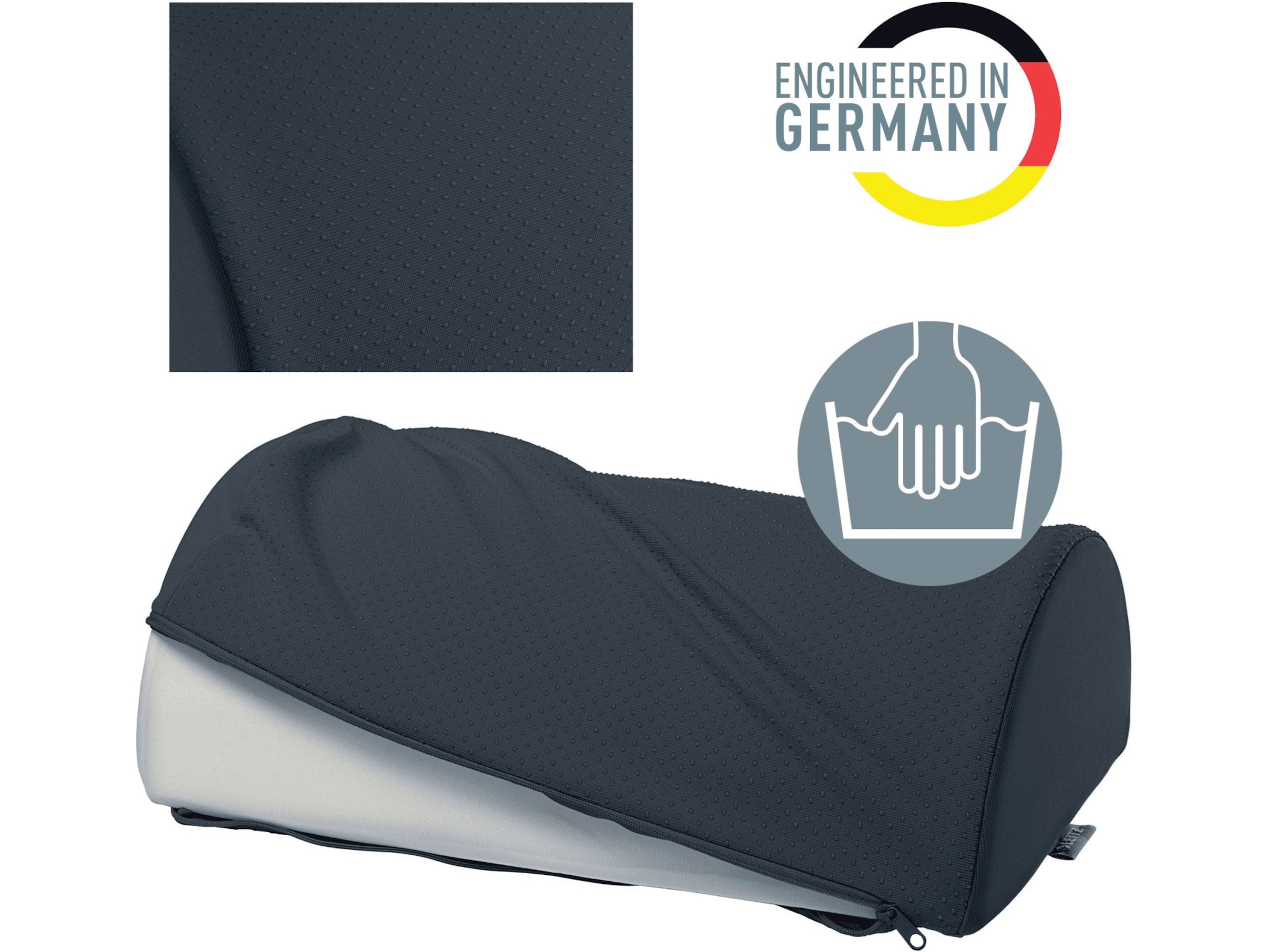 Leitz Ergo Cozy fodstøtte (grå) Fotskammel