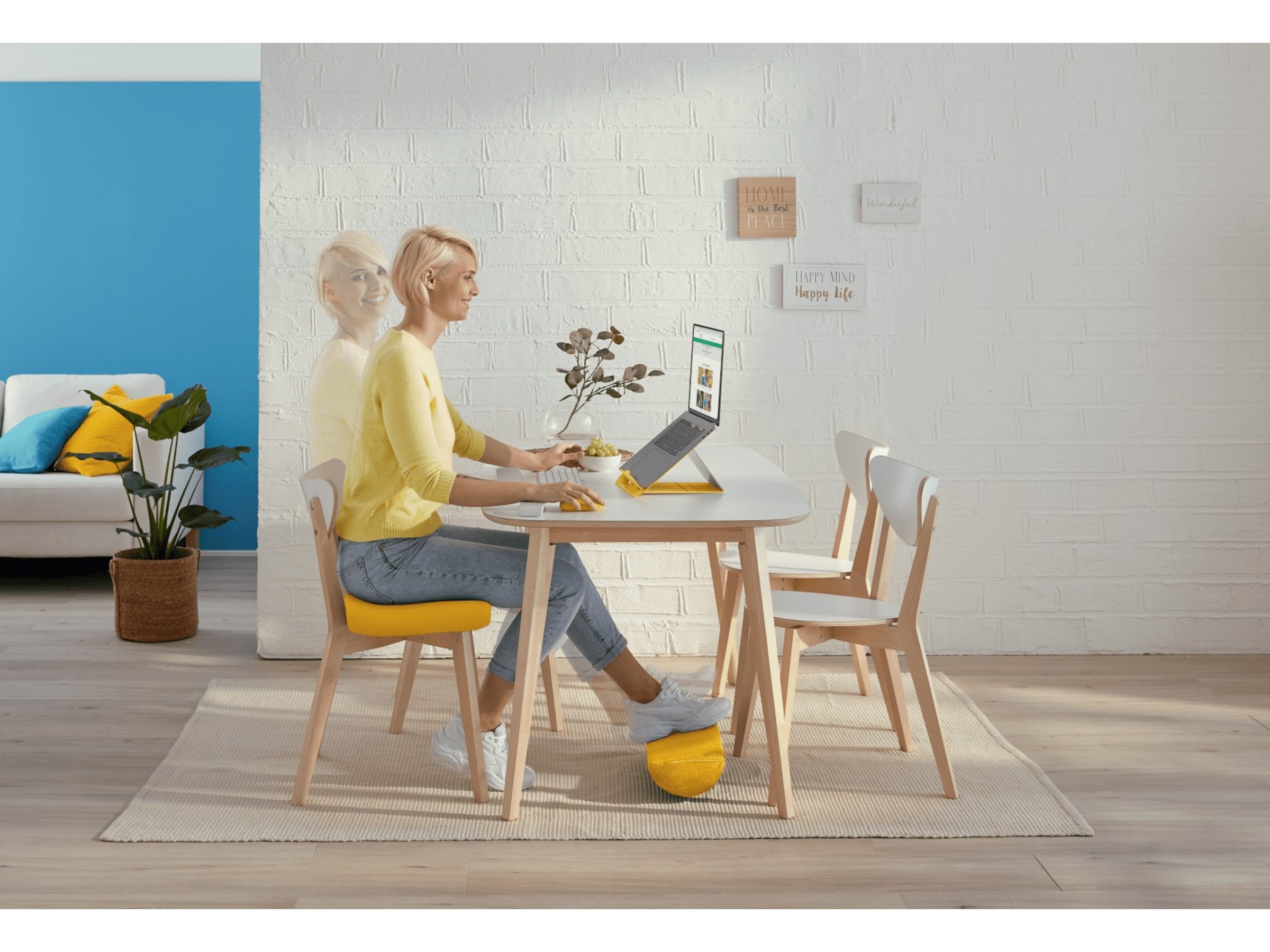 Leitz Ergo Cozy fodstøtte (grå) Fotskammel