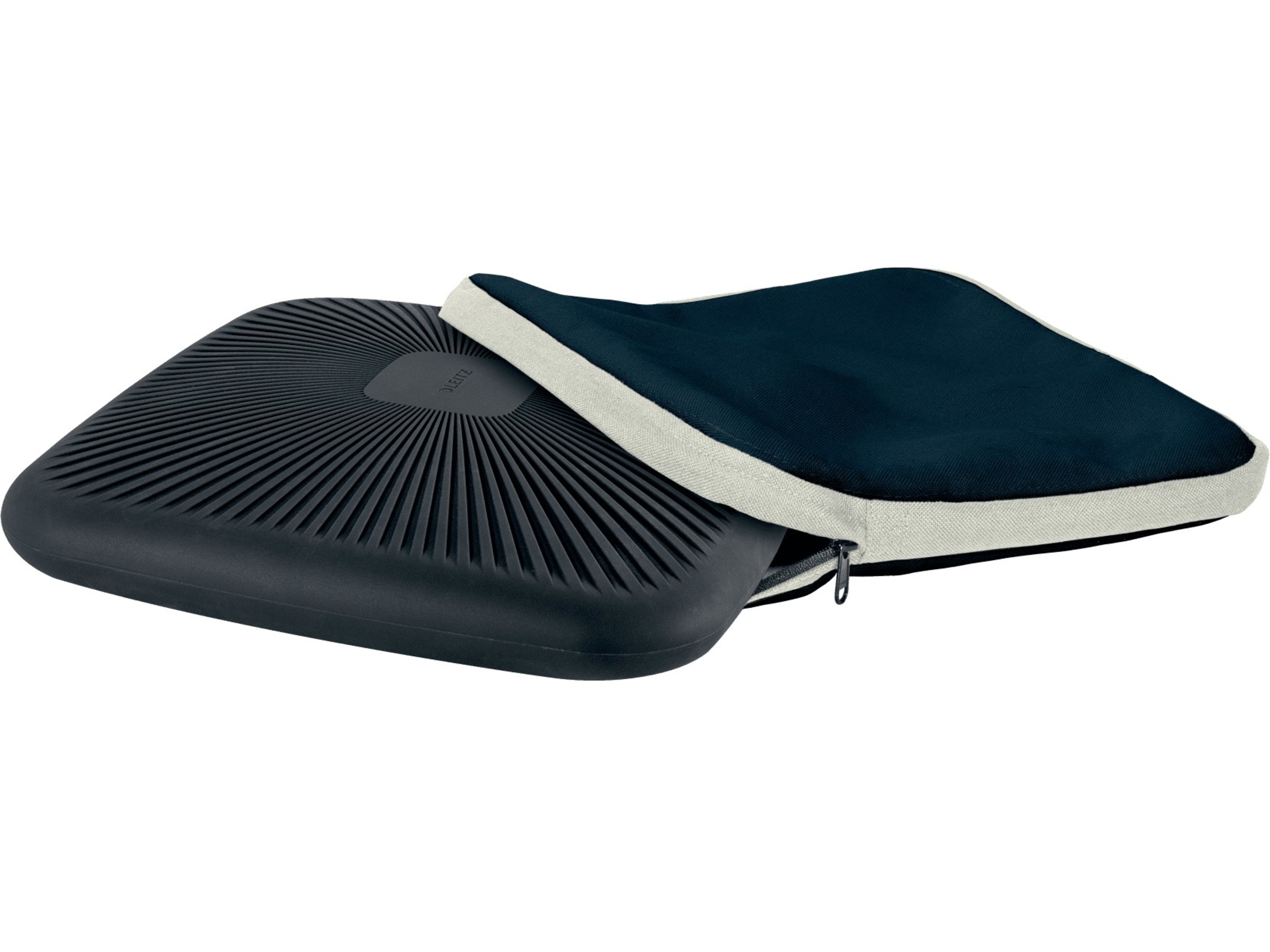 Leitz Active Wobble siddepude med betræk (mørkegrå) Sittepute