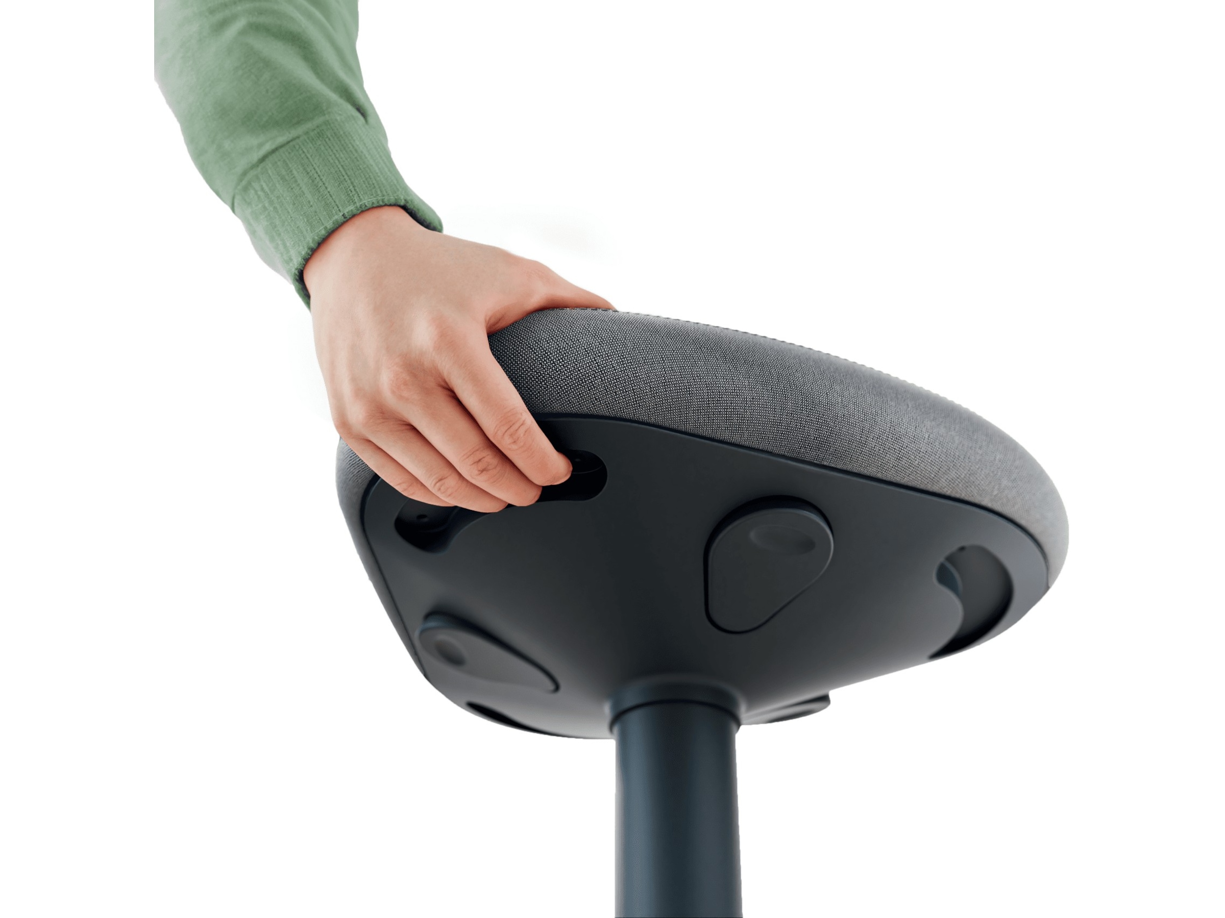 Leitz Ergo Active Balance stol med komfortsæde (mørkegrå) Kontorstole