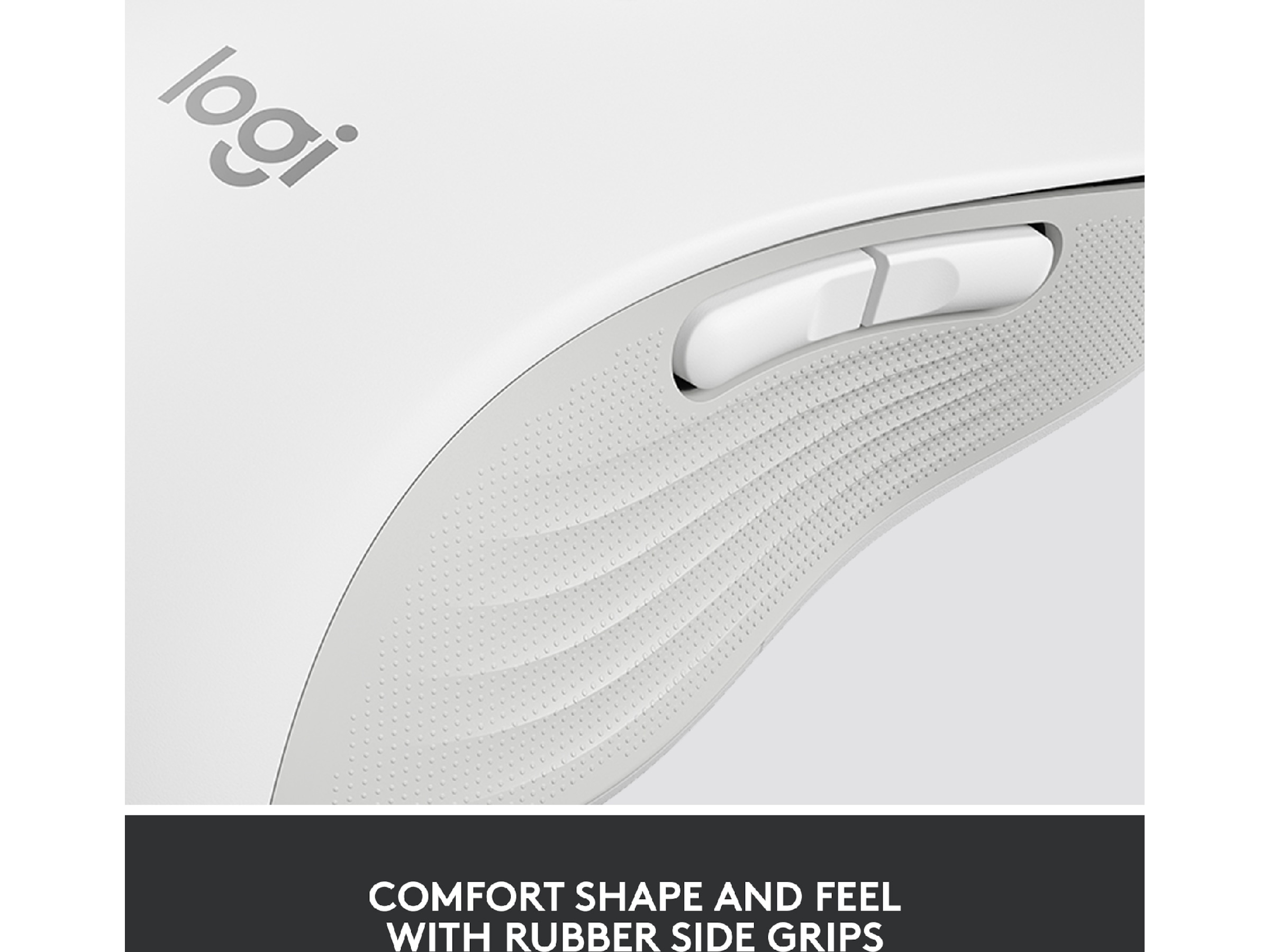 Logitech Signature M650 Large trådløs mus Offwhite Mus