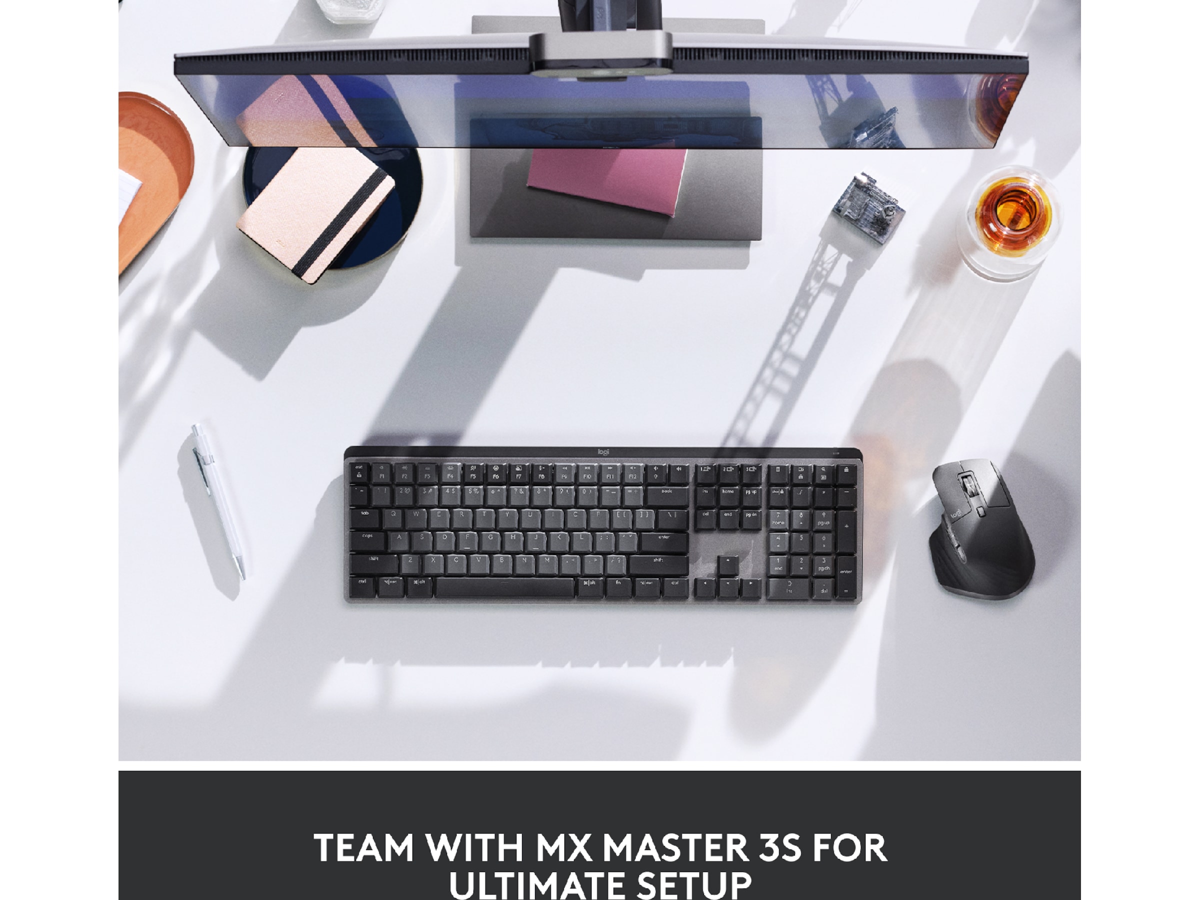 Logitech MX Mechanical Wireless Tactile (graphite) Keyboards