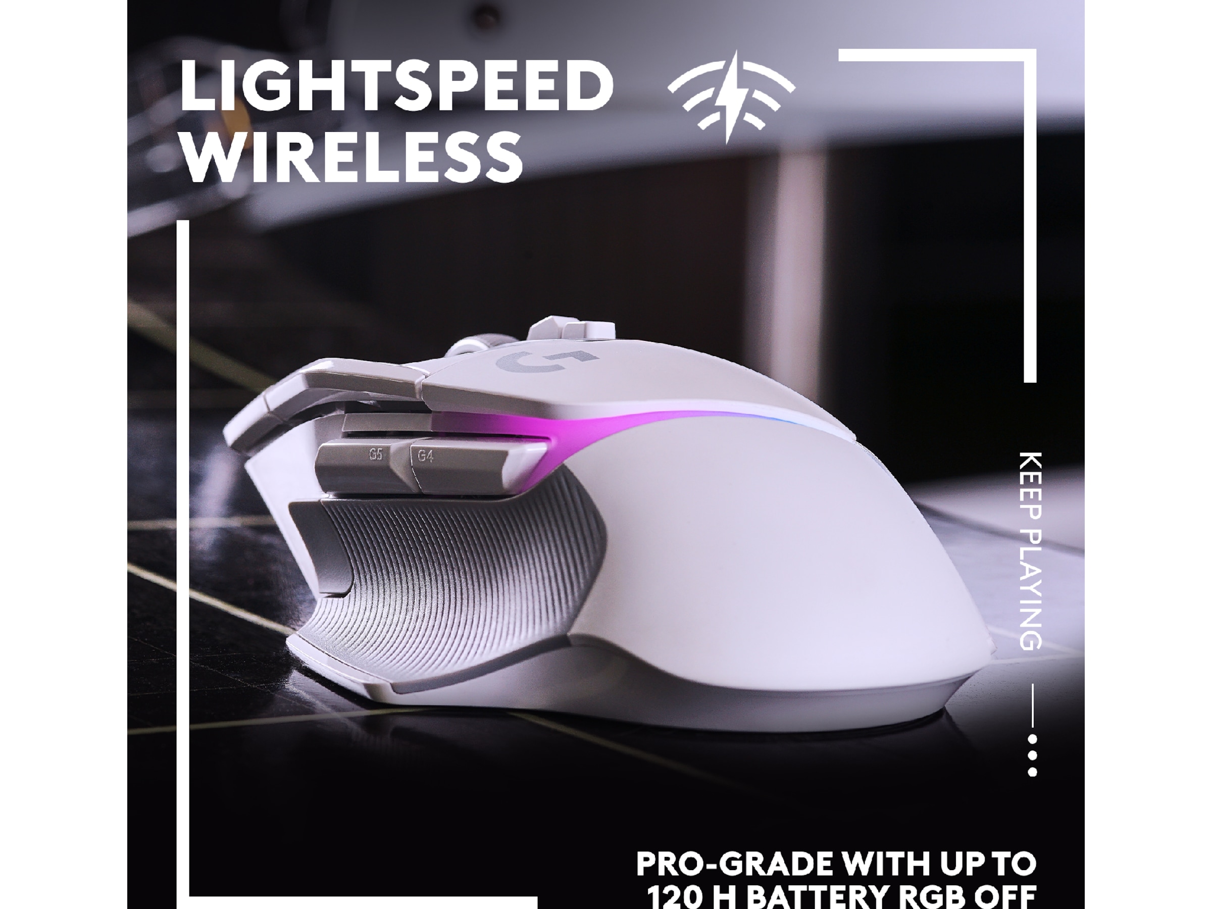 Logitech G502 X Plus Gaming Mus (hvidt) Gamingmus