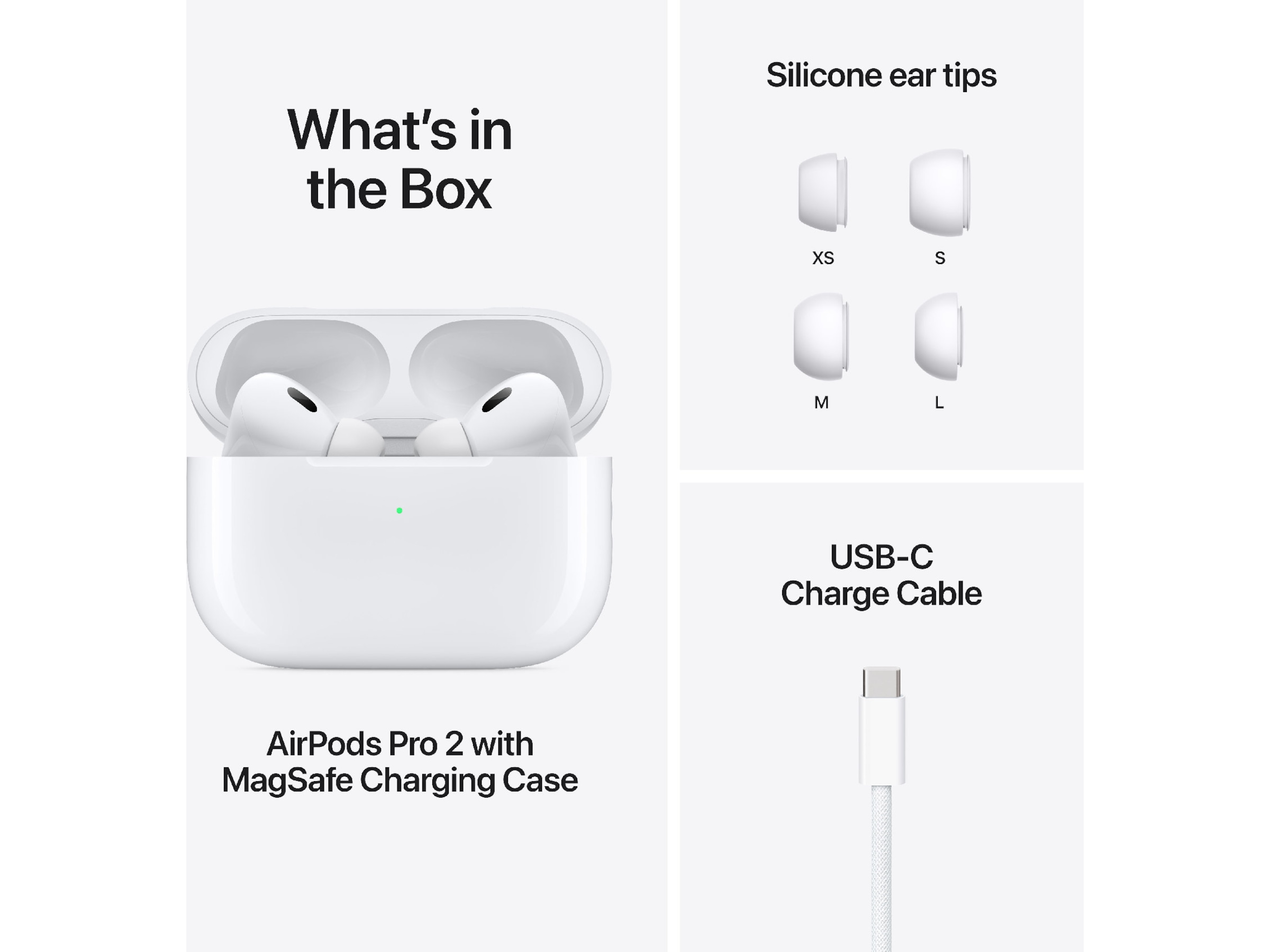 Apple AirPods Pro 2 trådløse øretelefoner, In-Ear (hvid) In-ear høretelefoner