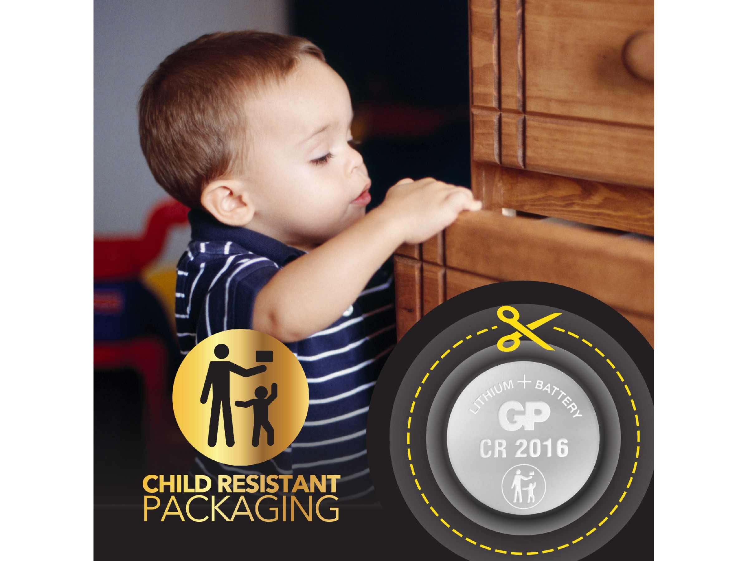 GP Lithium CR2025 batteri, 4-pk Generelle batterier