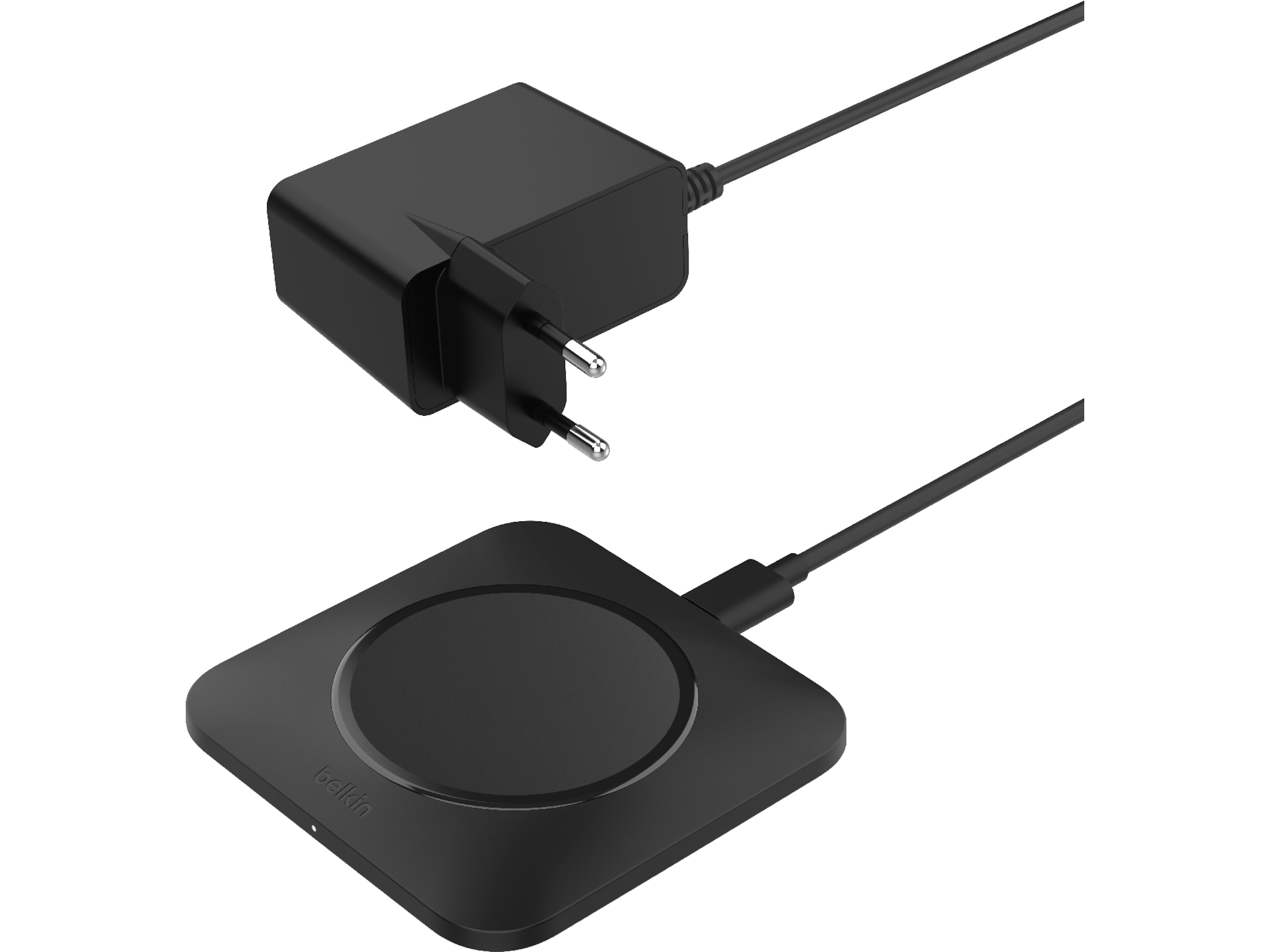 Belkin BoostCharge Pro 15W trådløs oplader (sort) Trådløs oplader
