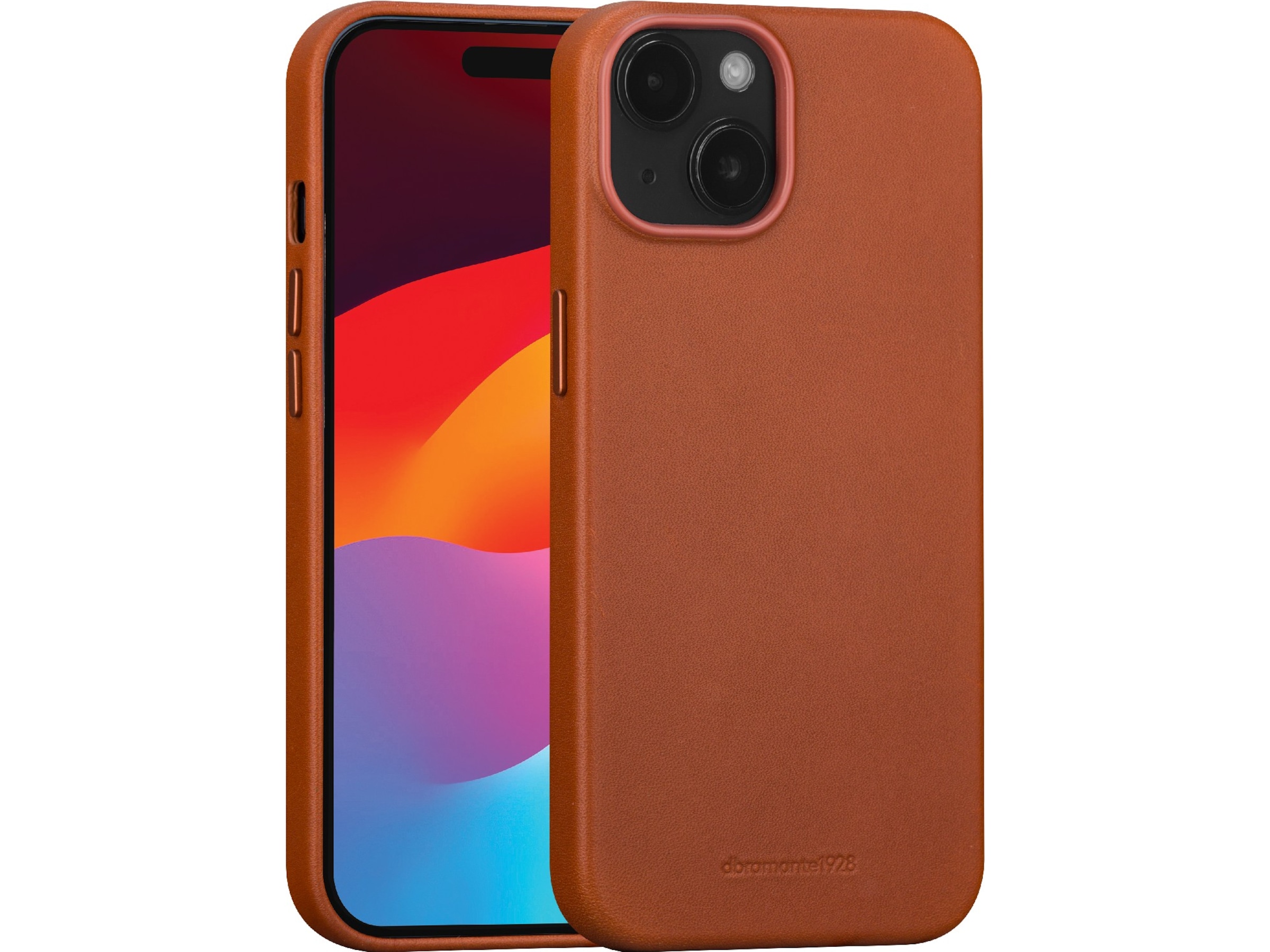 dbramante1928 iPhone 15 Roskilde lædercover (brun) Mobilcover