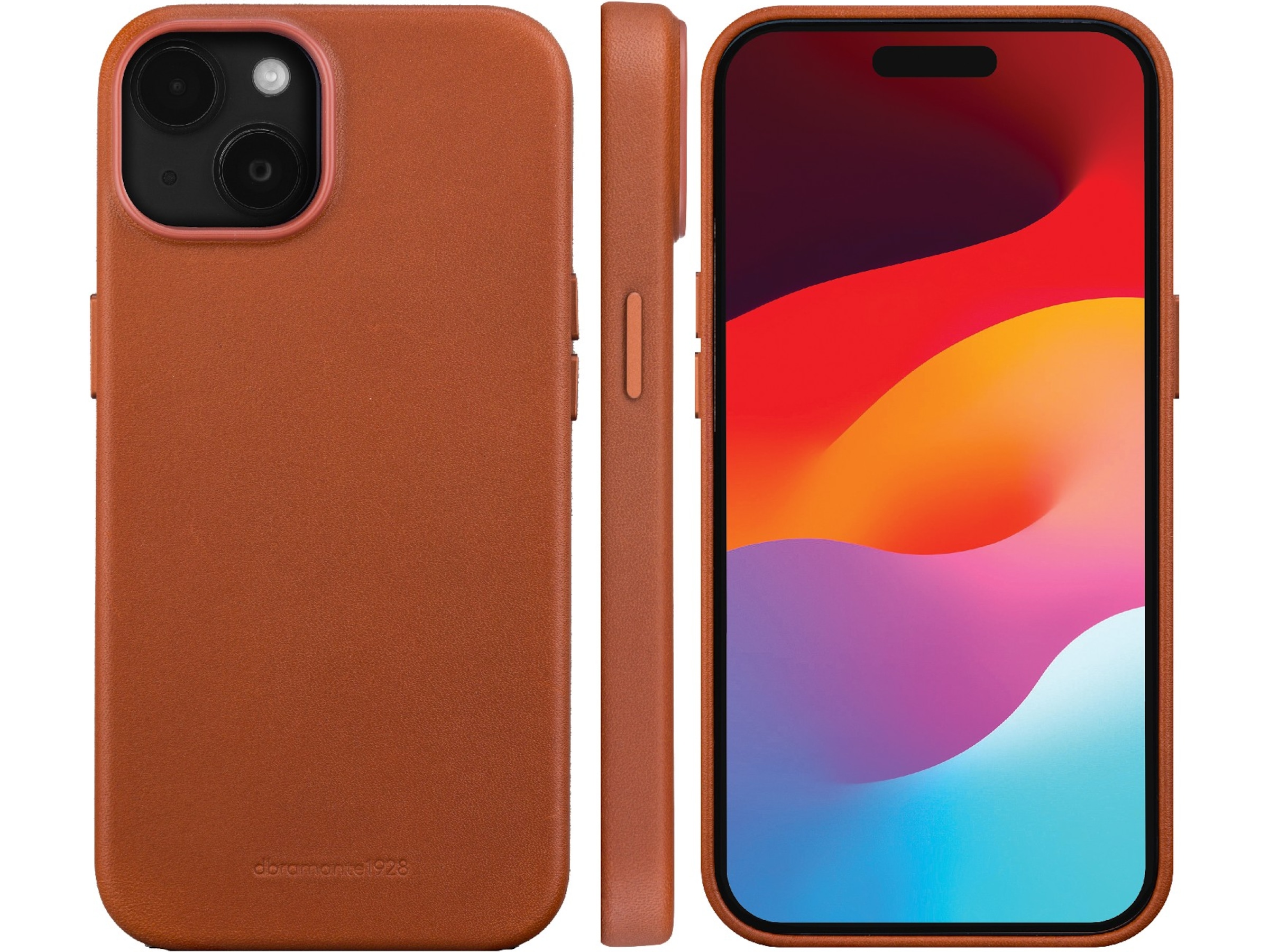 dbramante1928 iPhone 15 Roskilde lædercover (brun) Mobilcover