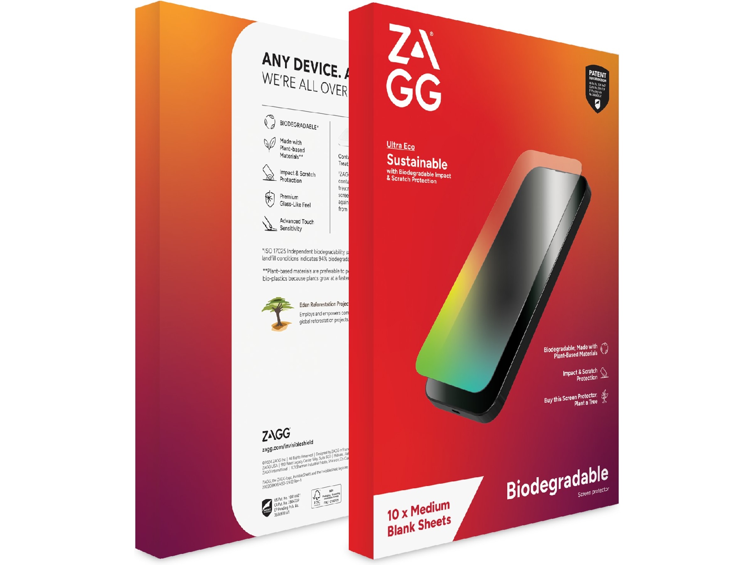 Zagg Ultra ECO Skærmbeskytter Skærmbeskyttelse tablet