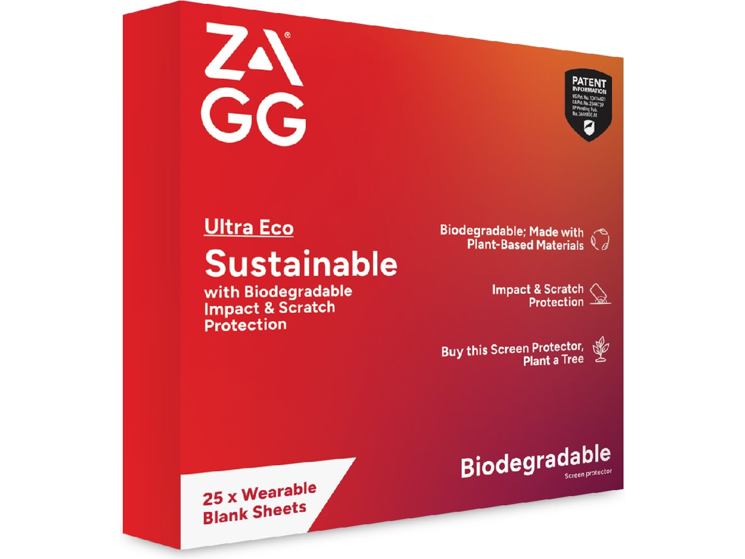 Zagg Ultra ECO Skærmbeskytter Skærmbeskyttelse mobiltelefon