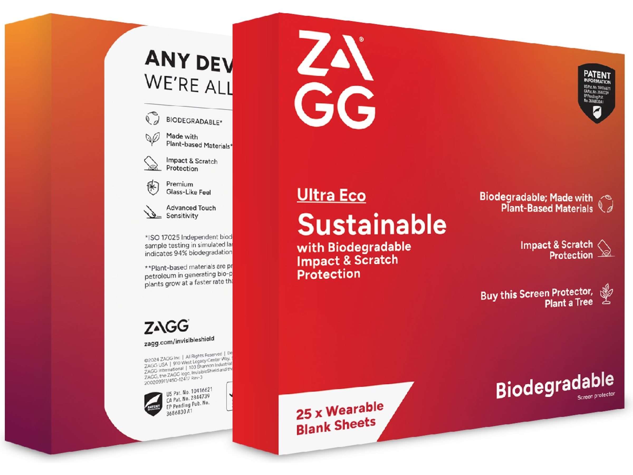 Zagg Ultra ECO Skærmbeskytter Skærmbeskyttelse mobiltelefon
