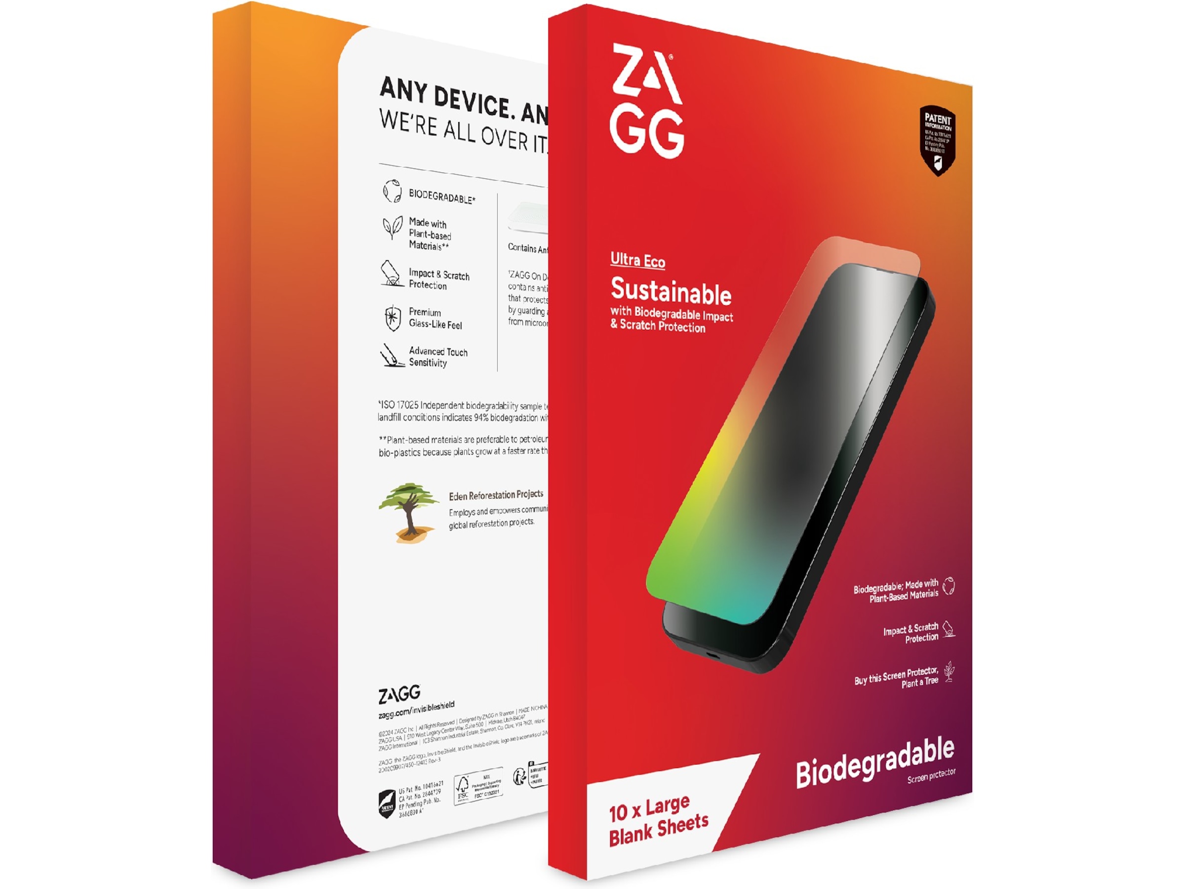 Zagg Ultra ECO Skærmbeskytter Skærmbeskyttelse tablet