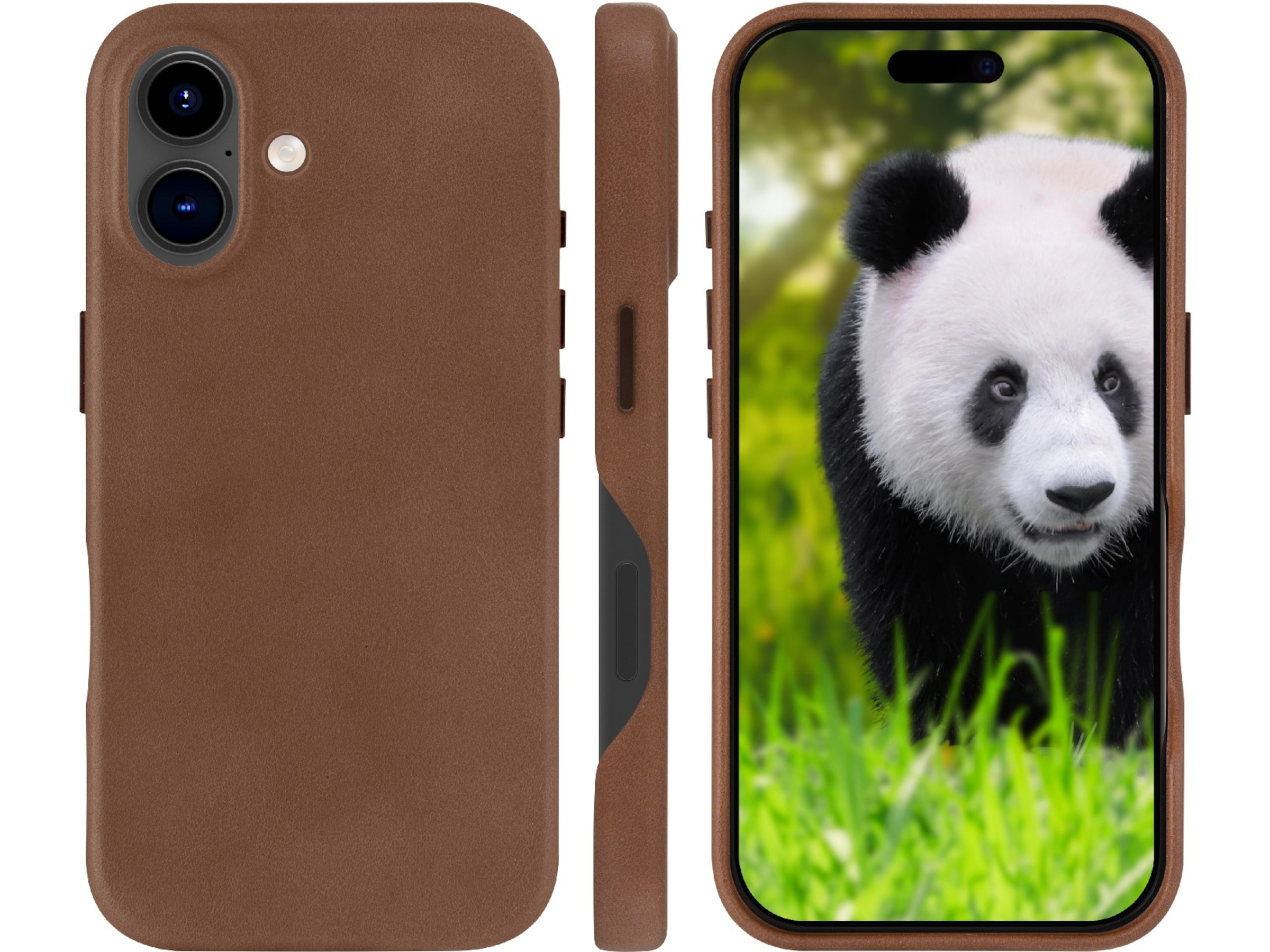 dbramante1928 iPhone 16 Roskilde lædercover (dark tan) Mobilcover