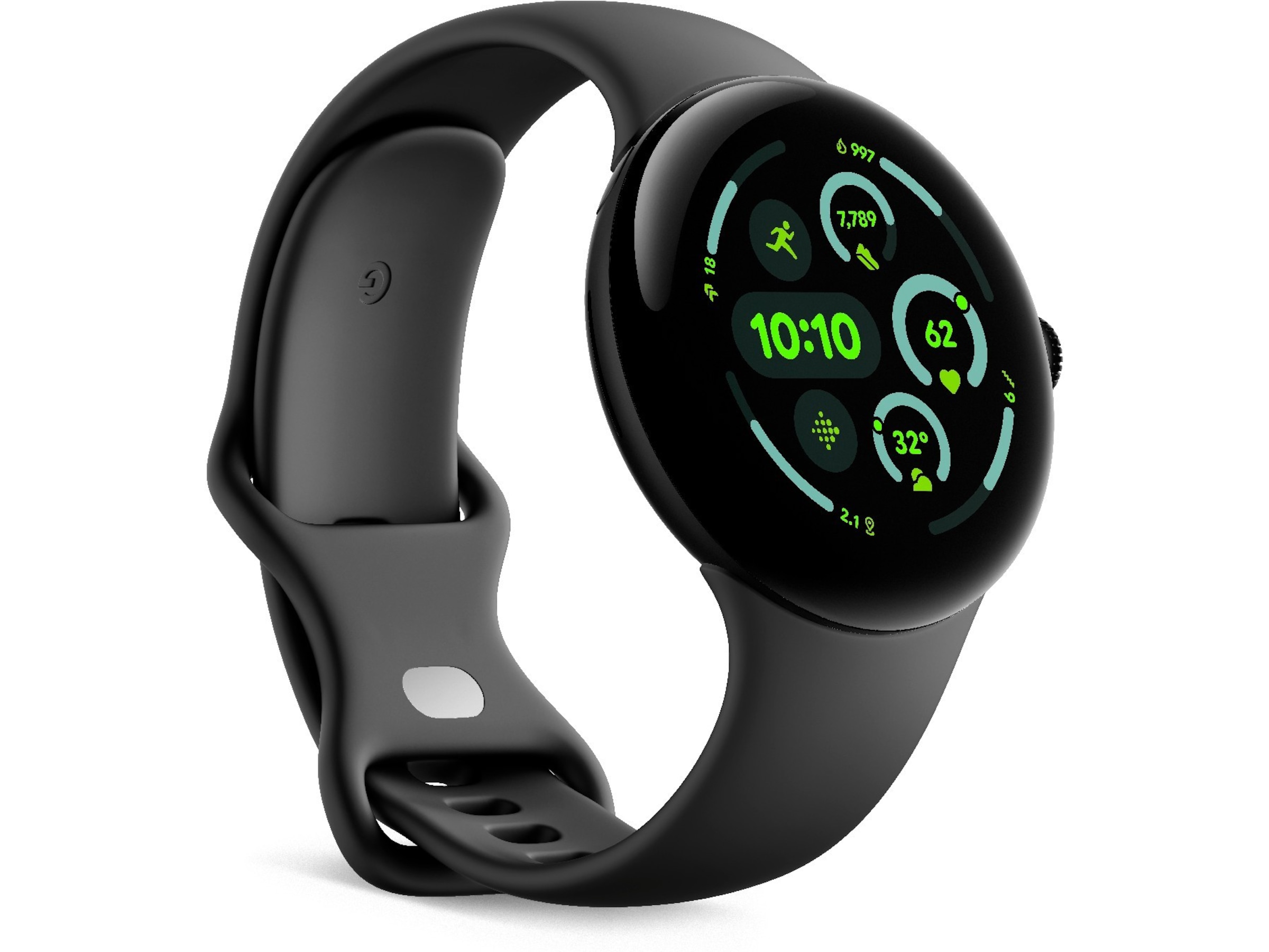 Google Pixel Watch 3 Large 45mm LTE (obsidian) Smartwatches