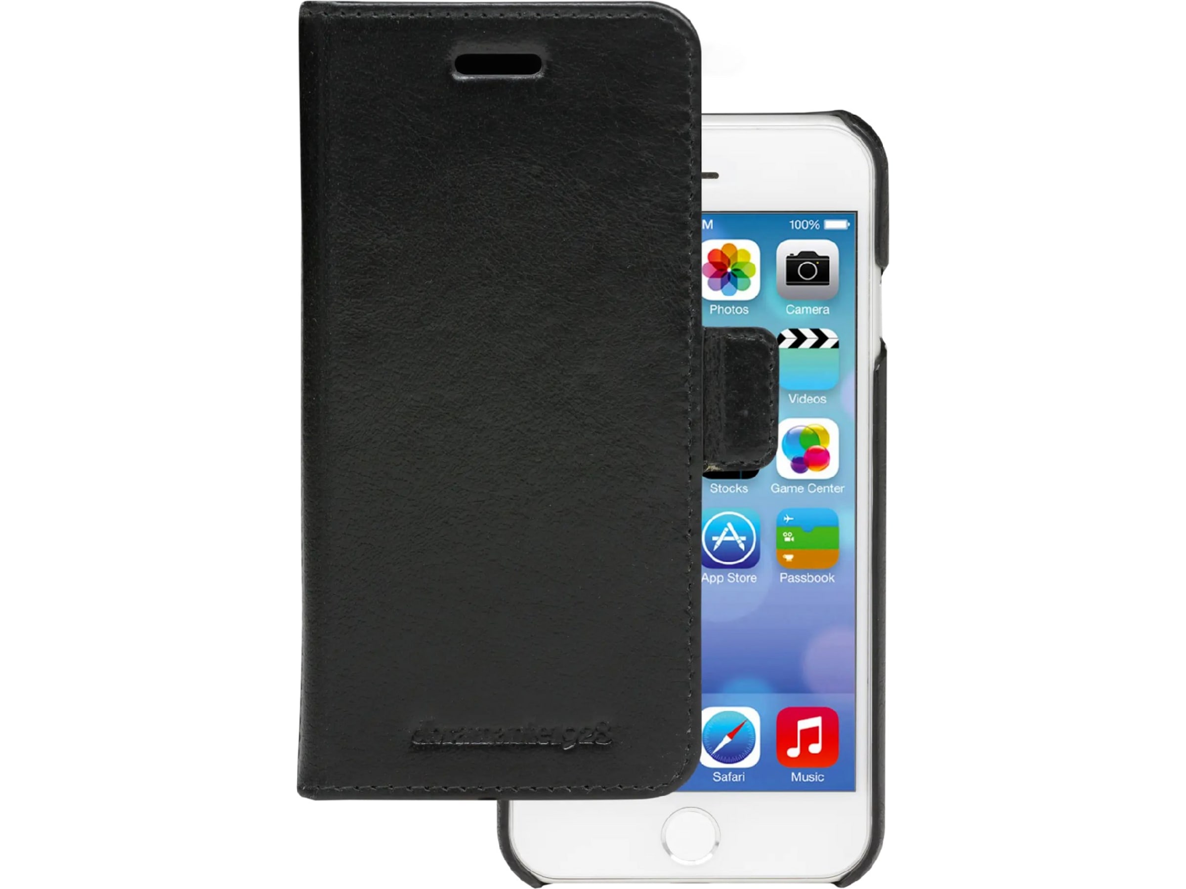 dbramante1928 iPhone SE/8/7/6 Lynge 2-i-1 wallet cover (sort) Mobilcover