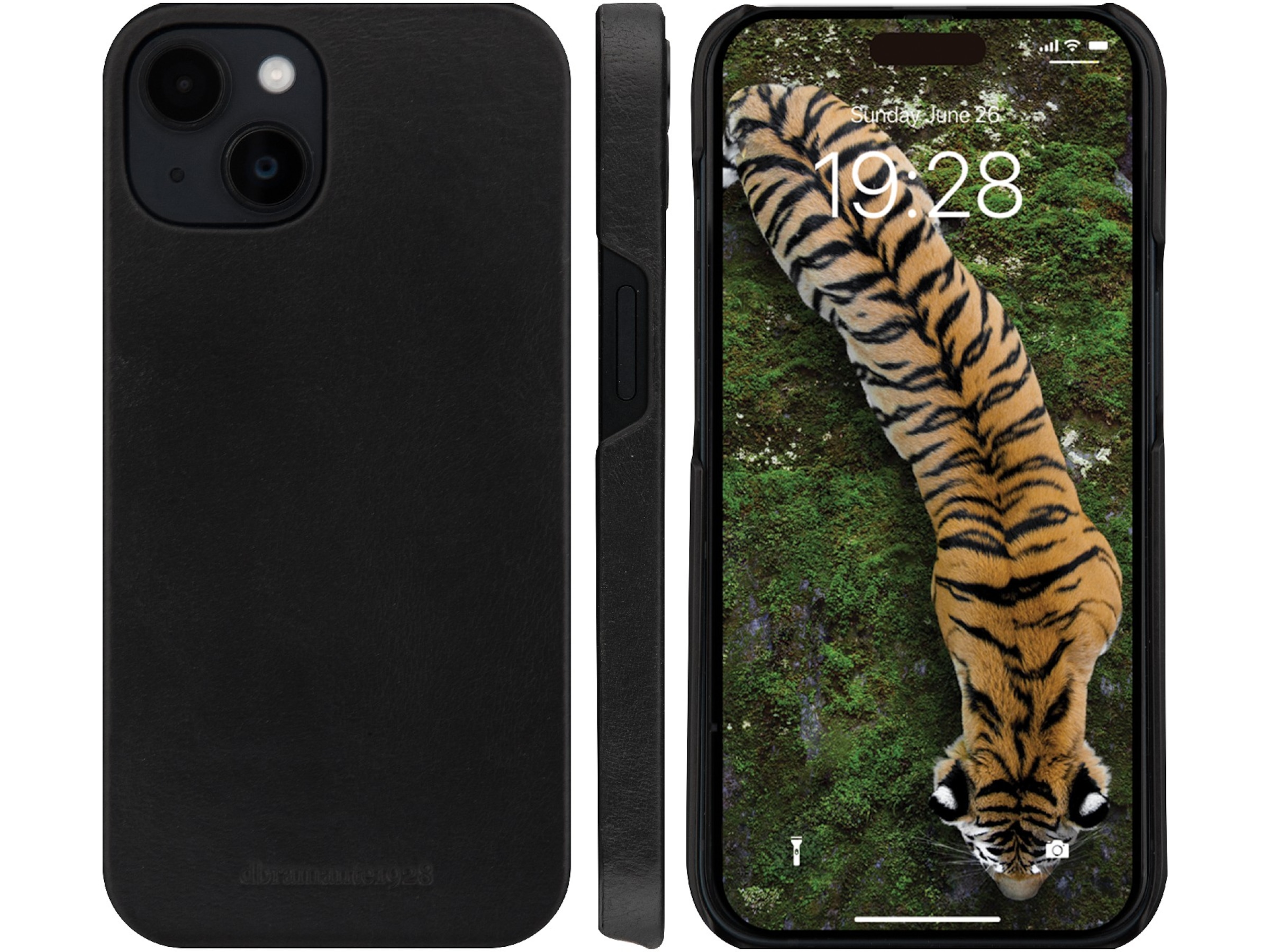 dbramante1928 iPhone 15 Lynge 2-i-1 wallet cover (sort) Mobilcover