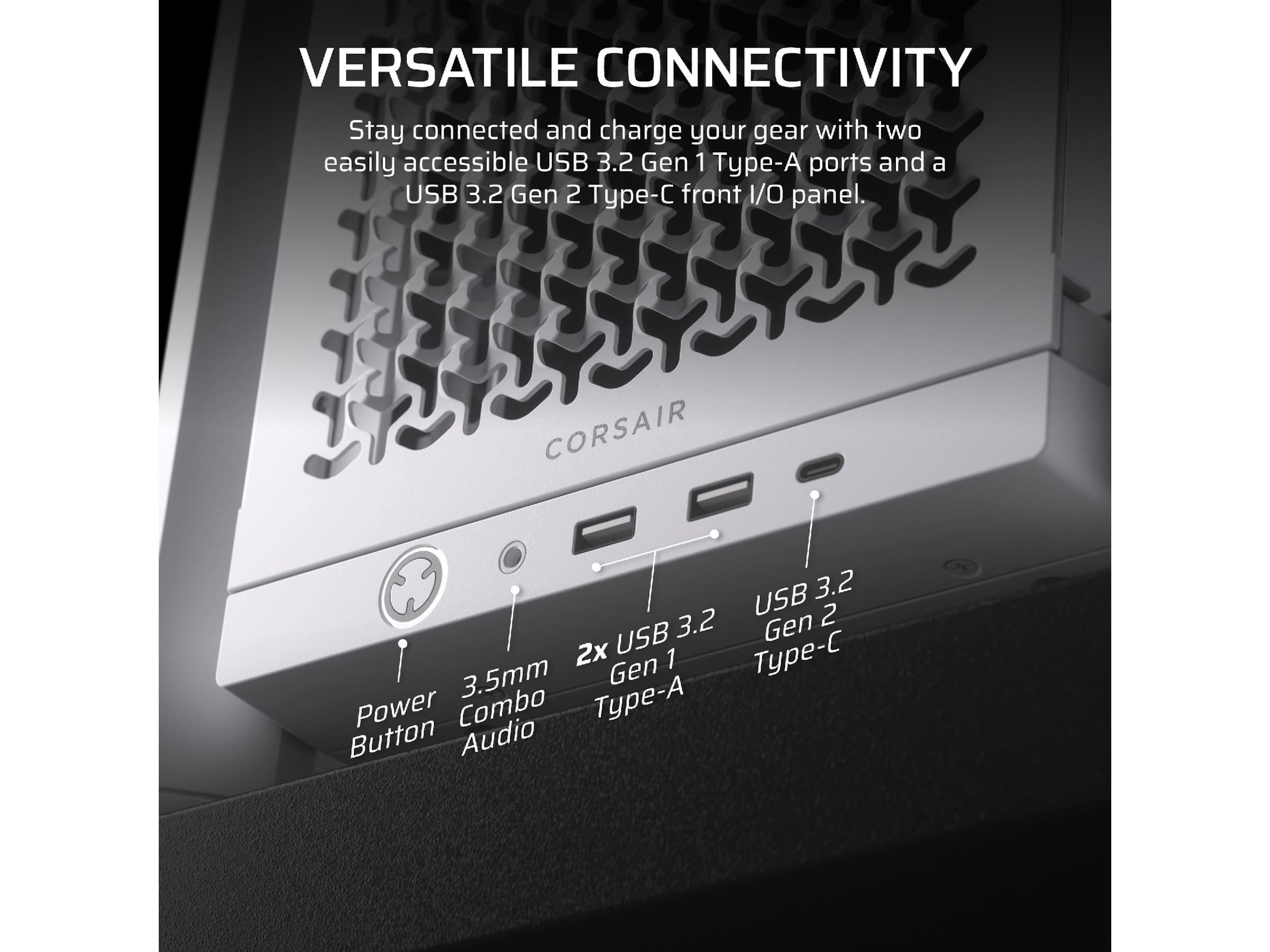 Corsair FRAME 4000D Mid-Tower (hvid) Midi Tower