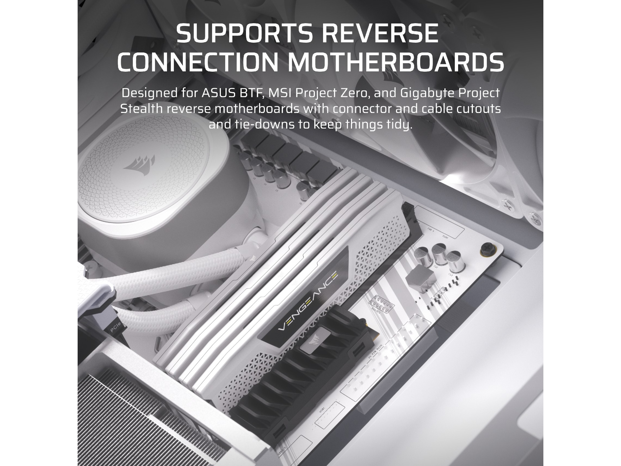 Corsair FRAME 4000D Mid-Tower (hvid) Midi Tower