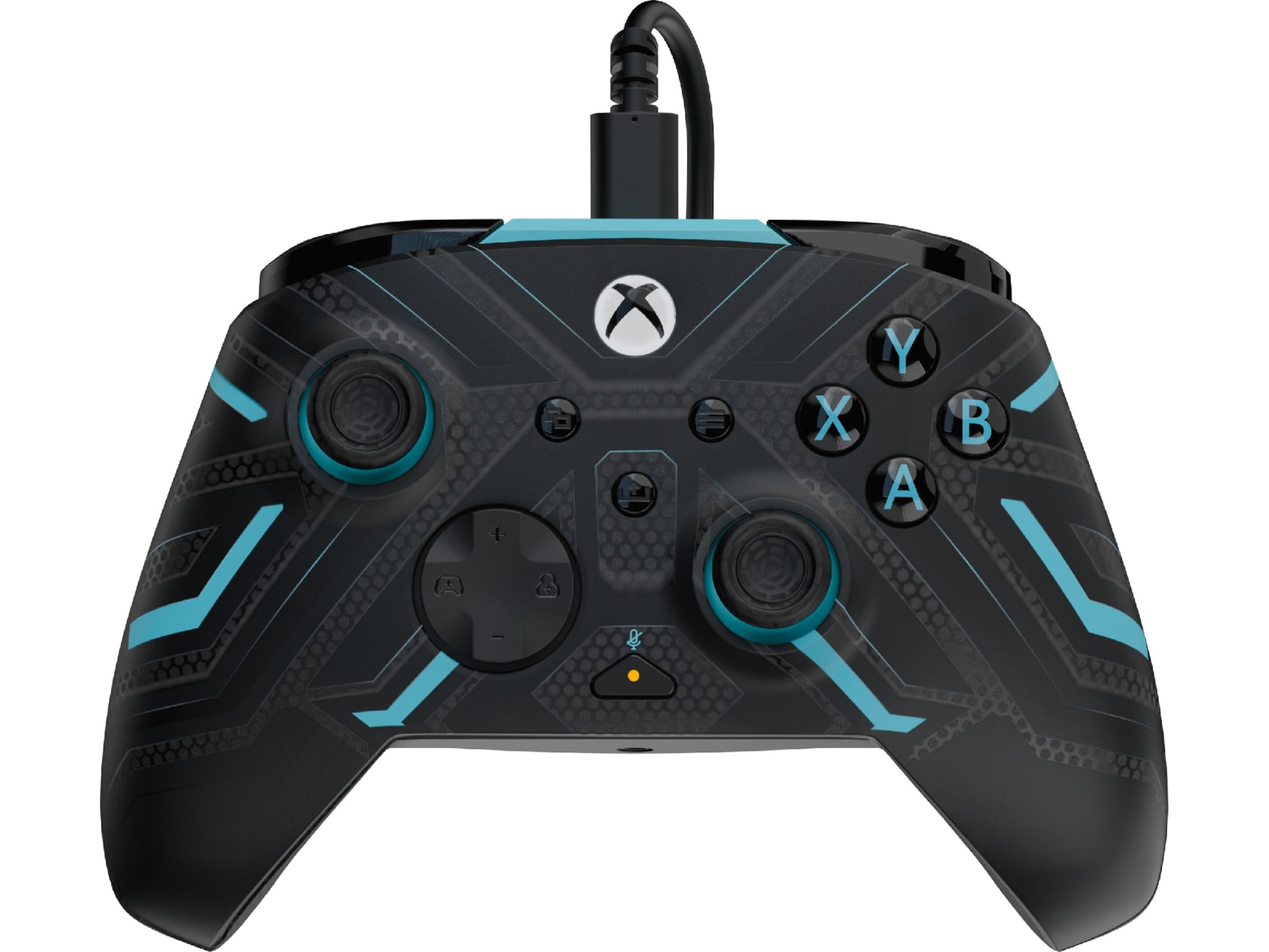 PDP Rematch Glow Wired Controller (titanstål) Tilbehør til spilkonsoller