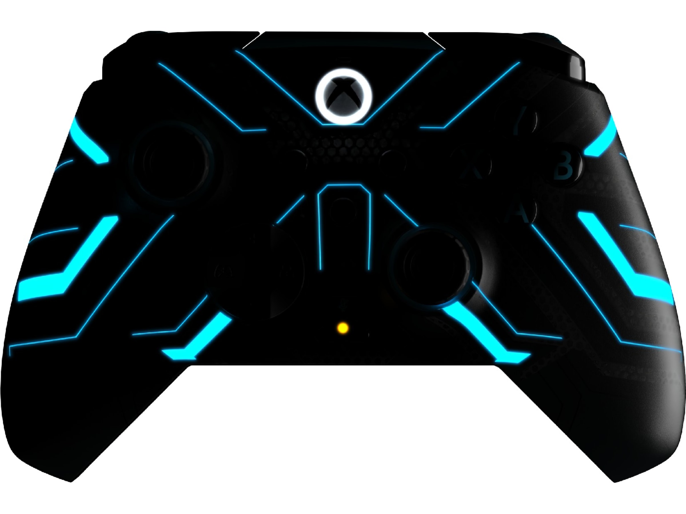 PDP Rematch Glow Wired Controller (titanstål) Tilbehør til spilkonsoller