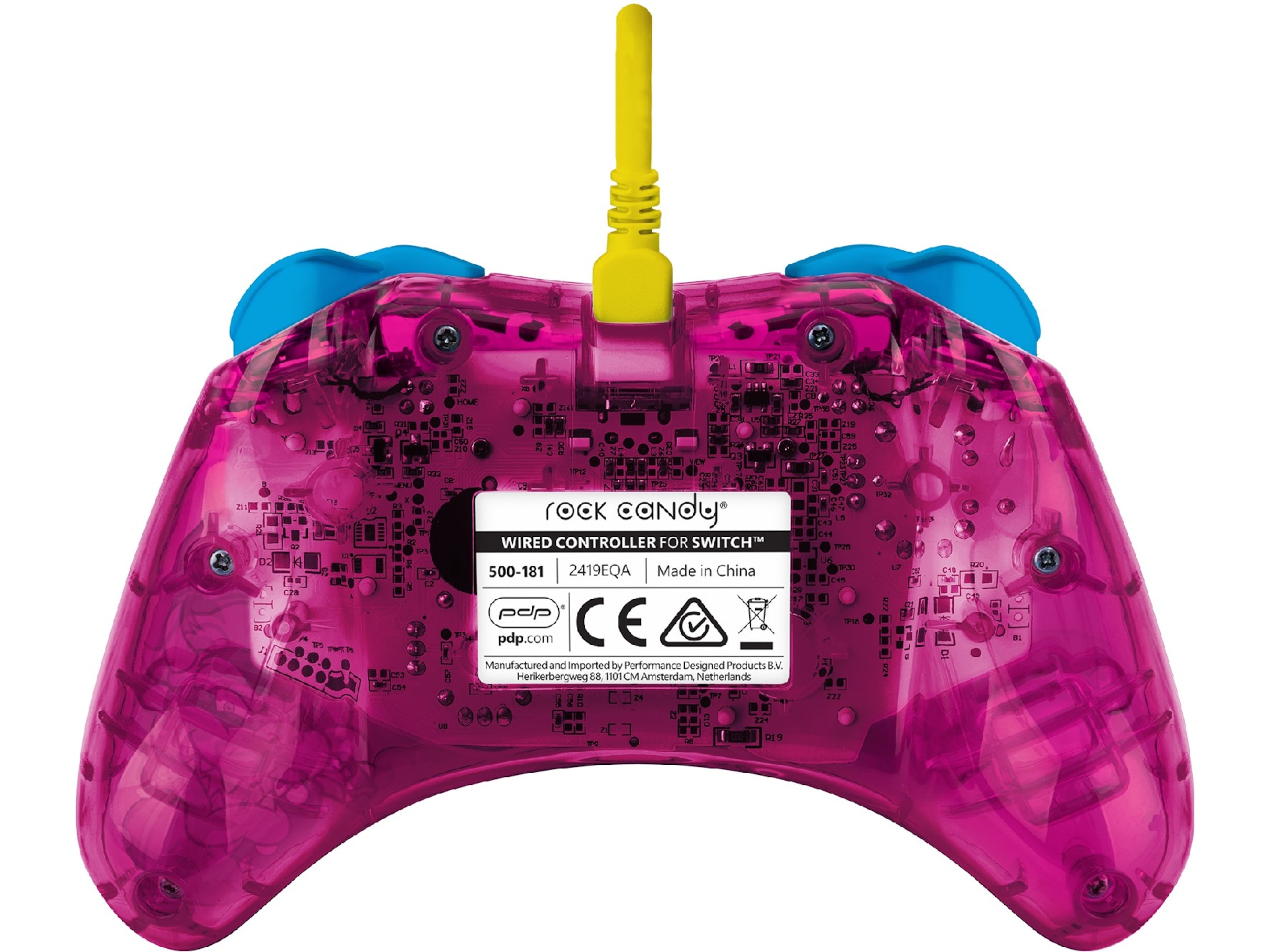 PDP Rock Candy Wired Controller - Peach Tilbehør til spilkonsoller