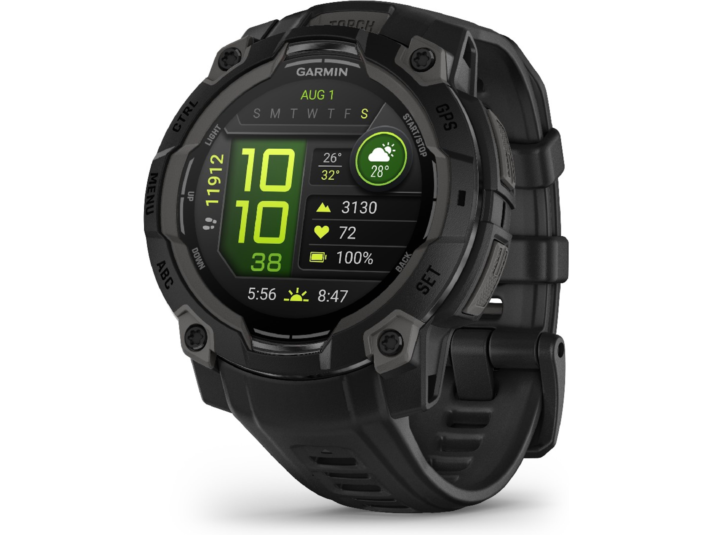 Garmin Instinct 3 AMOLED 45mm (sort) Smartwatches