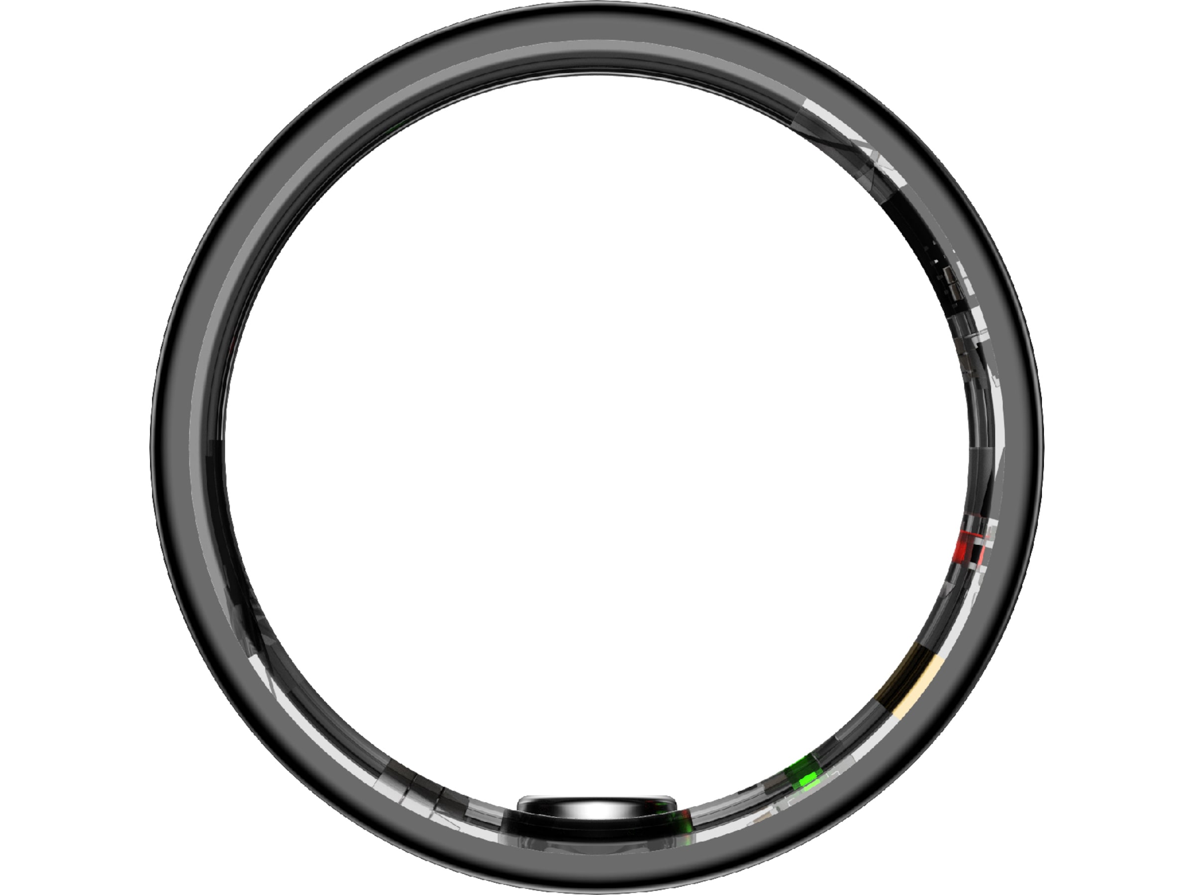 Haale II Smart Ring str. 8 (mat sort) Smart ring