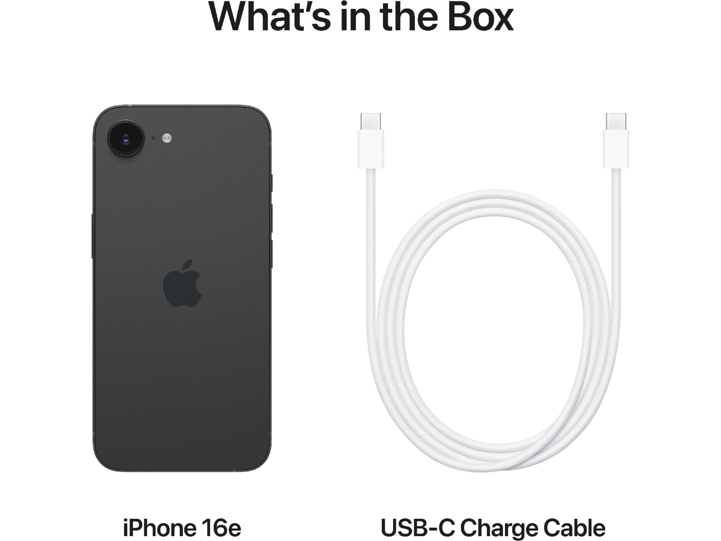 iPhone 16e 512GB (sort) Mobiltelefoner