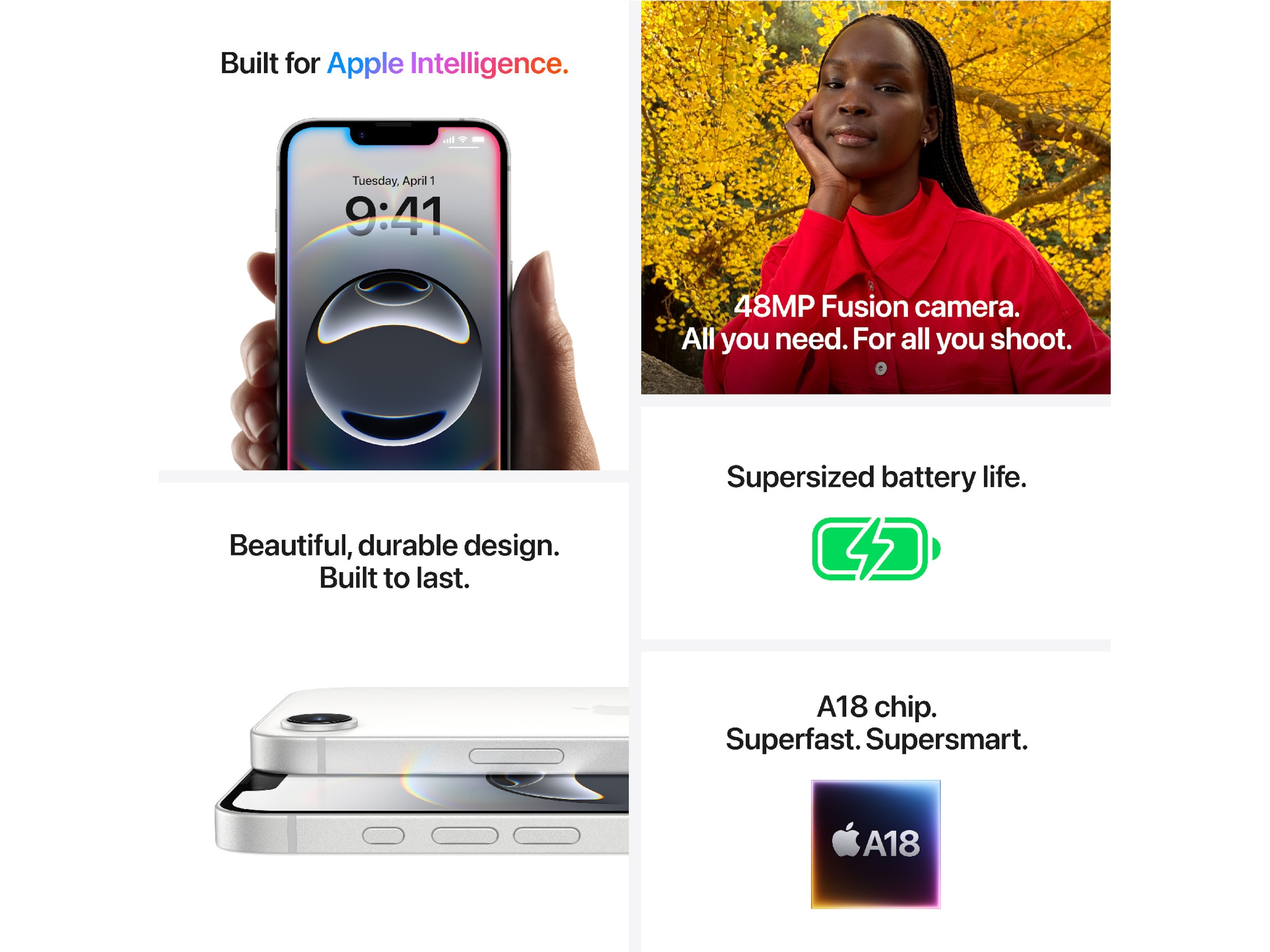 iPhone 16e 512GB (hvid) Mobiltelefoner