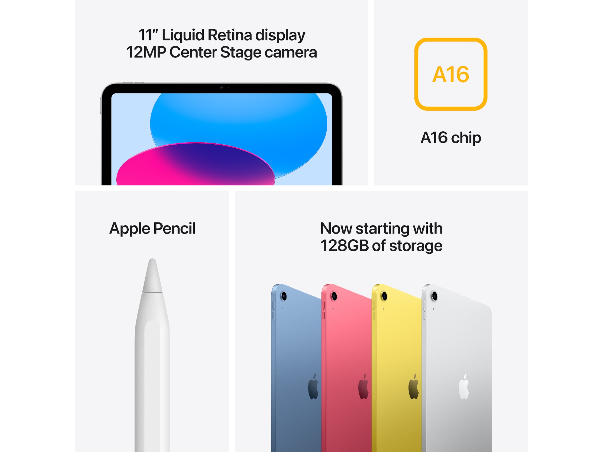 iPad 11" (2025) 256GB WiFi (lyserød) Tablets