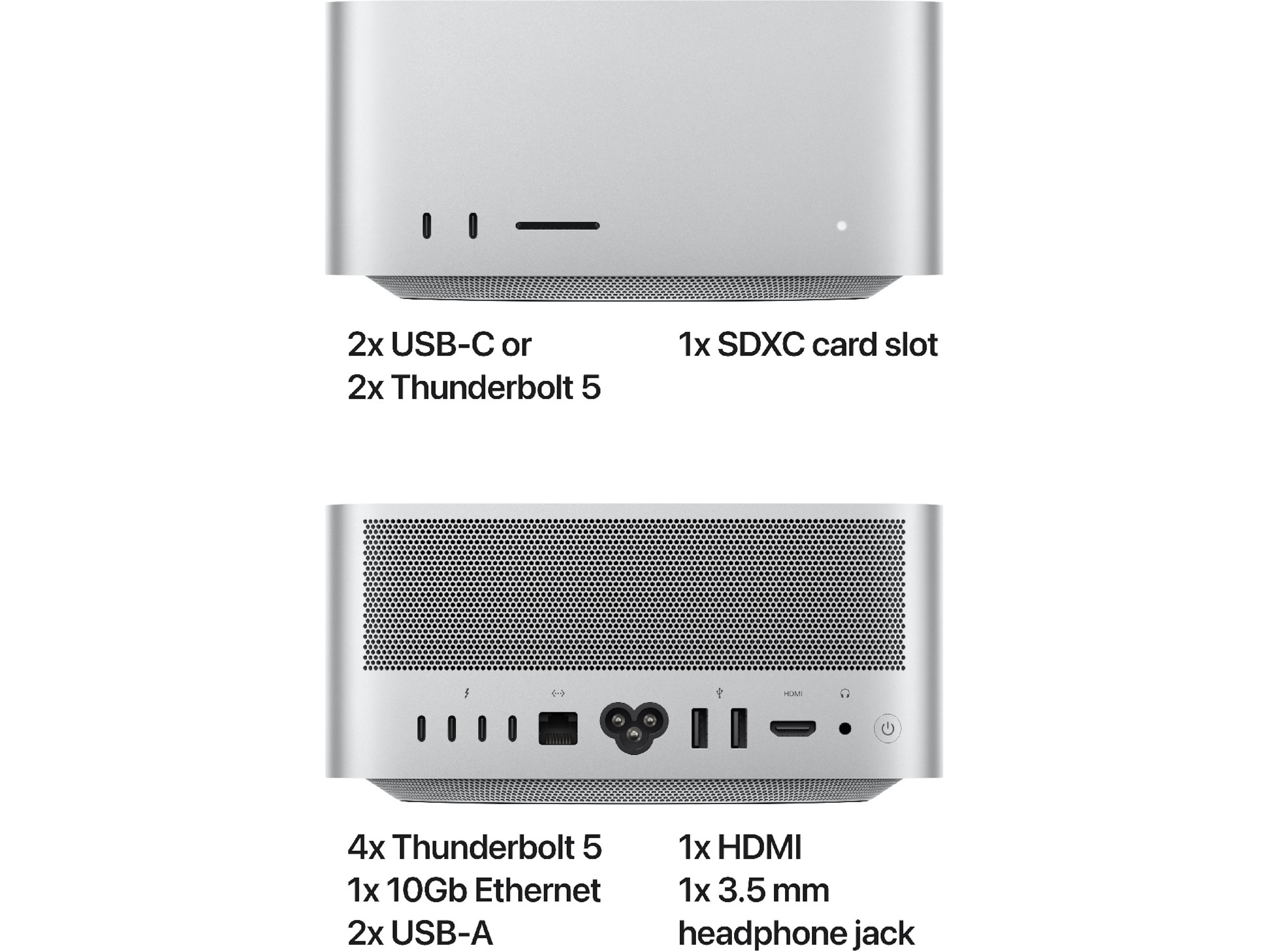 Mac Studio (2025) 1TB Stationær PC