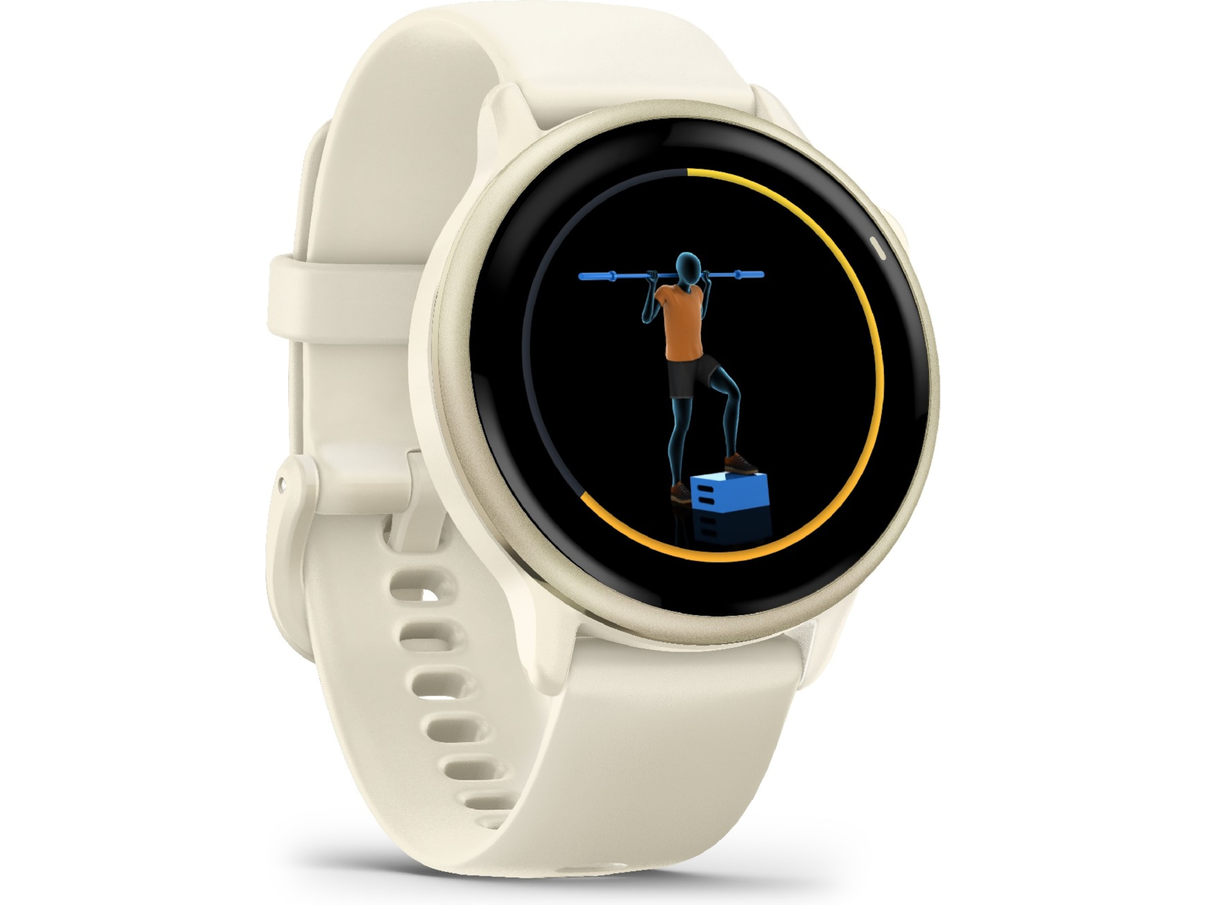 Garmin Vivoactive 6 AMOLED 42mm GPS (bone/lunar gold) Smartwatches