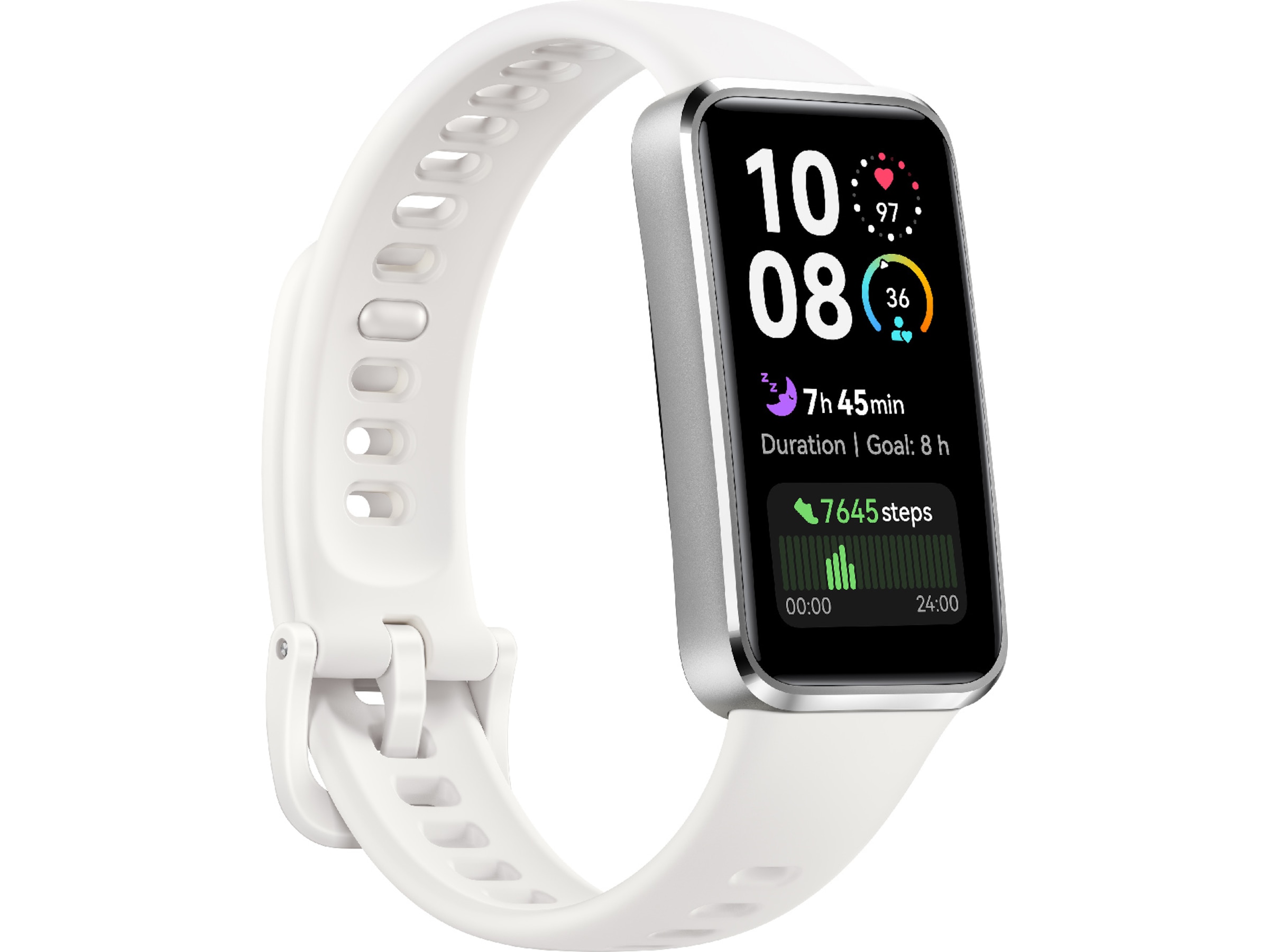 Huawei Band 10 43mm (sølv/hvid) Smartwatches