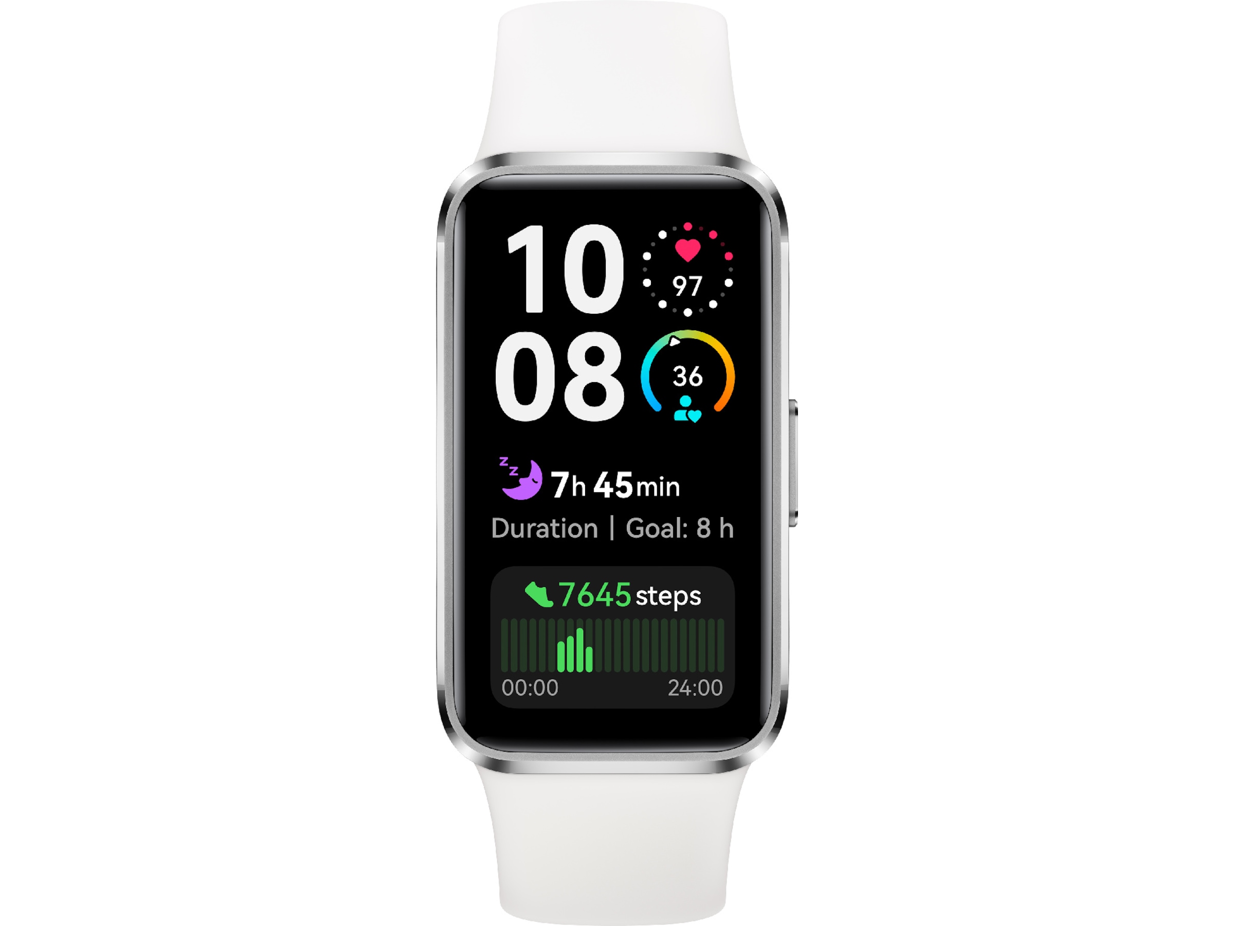 Huawei Band 10 43mm (sølv/hvid) Smartwatches