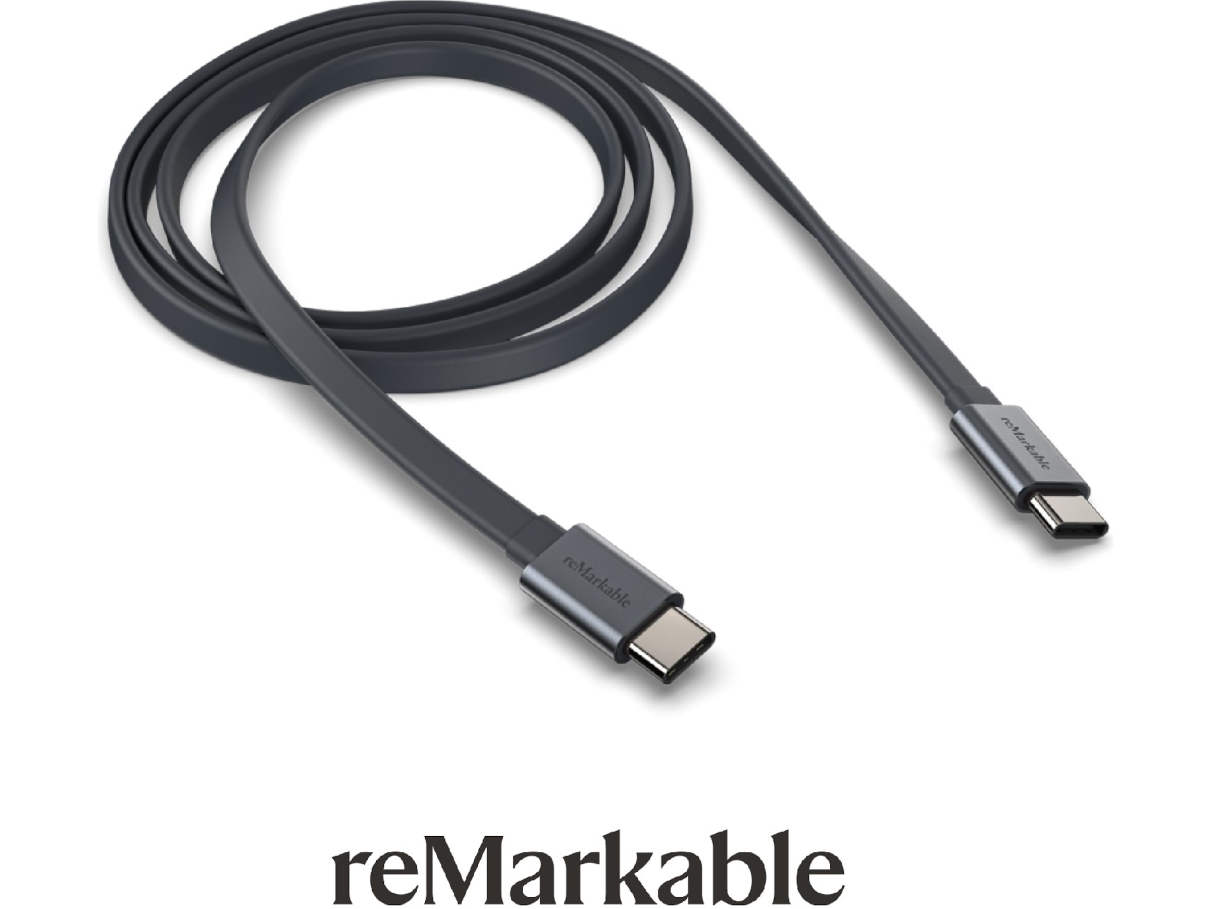 reMarkable 2 USB-C kabel 1m (sort) Digitale paper & tilbehør