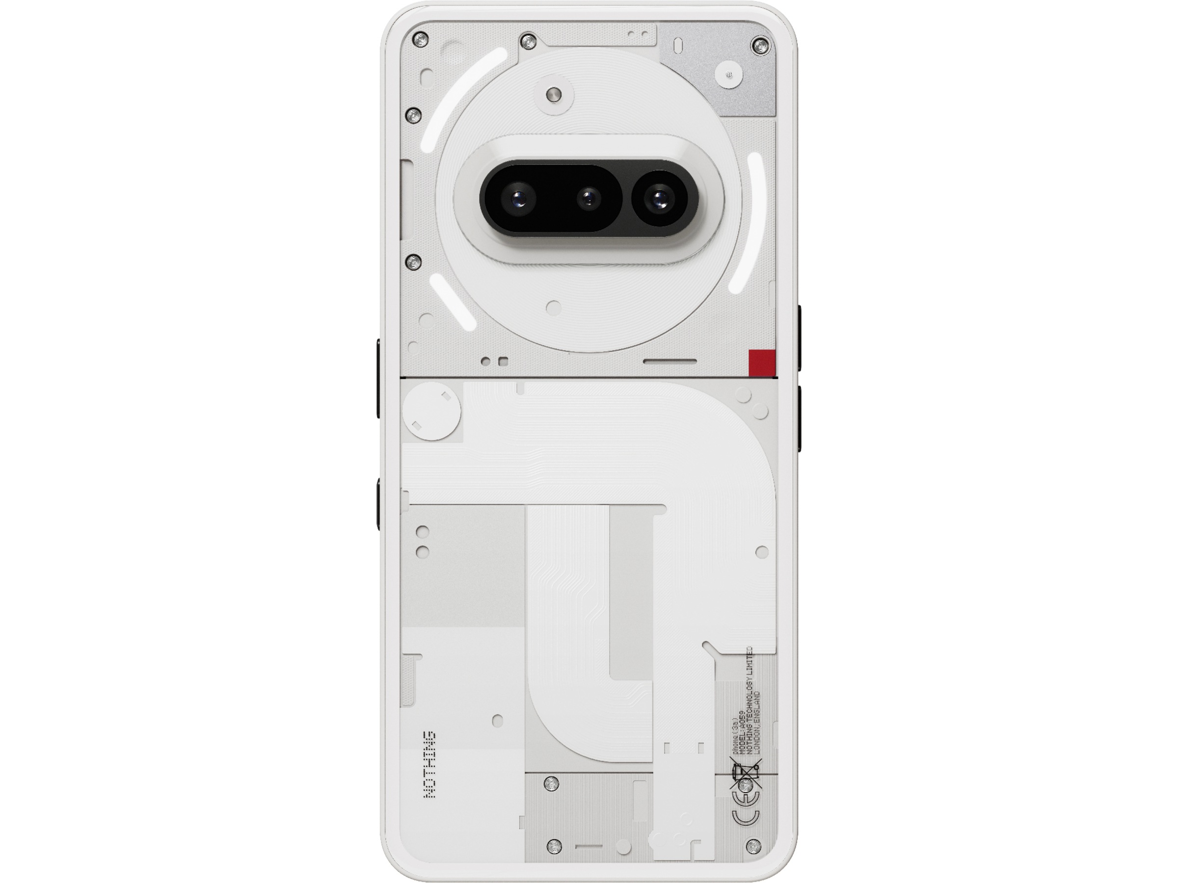 Nothing Phone (3a) 128GB (hvid) Mobiltelefoner