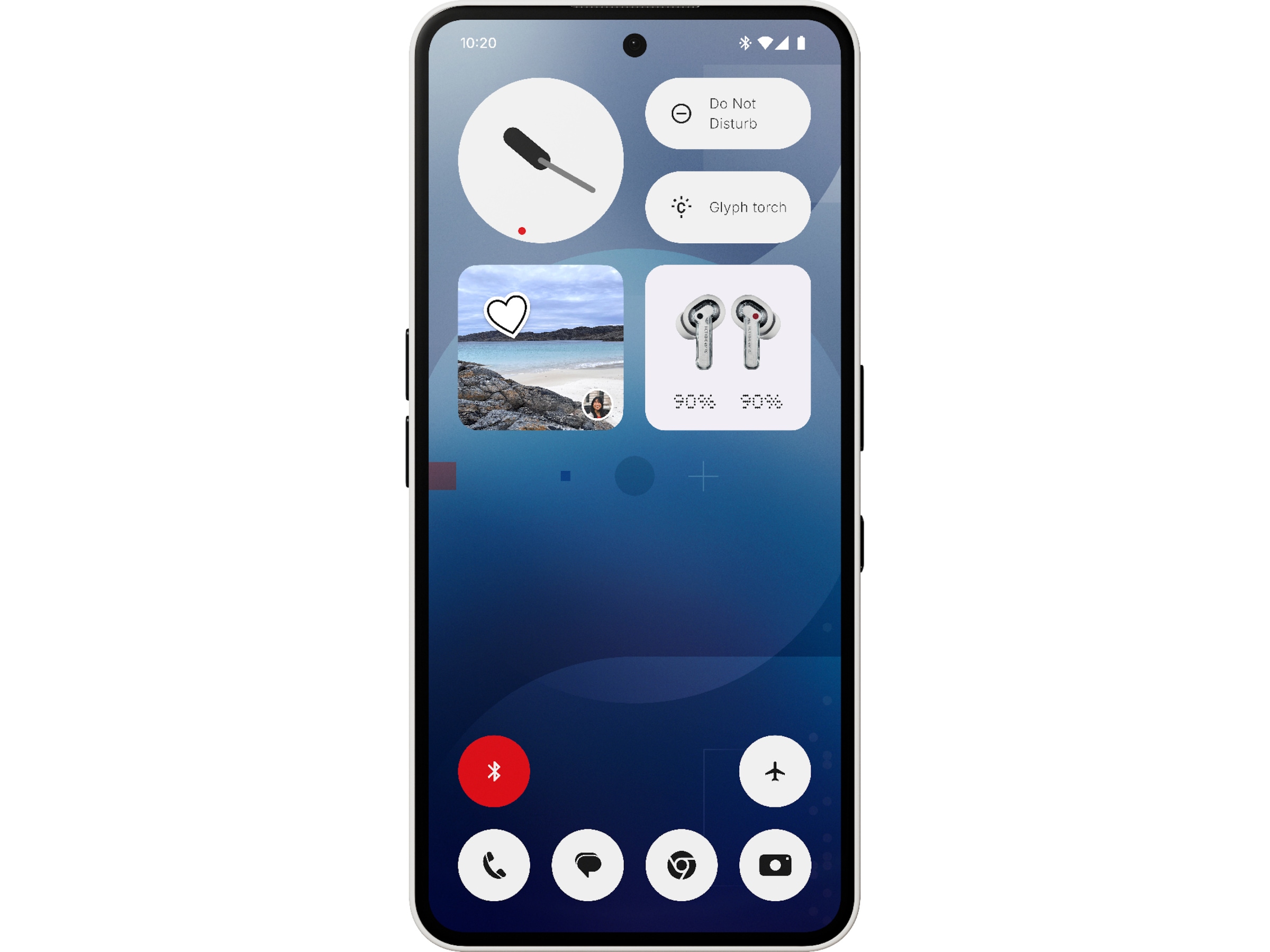 Nothing Phone (3a) 256GB (hvid) Mobiltelefoner