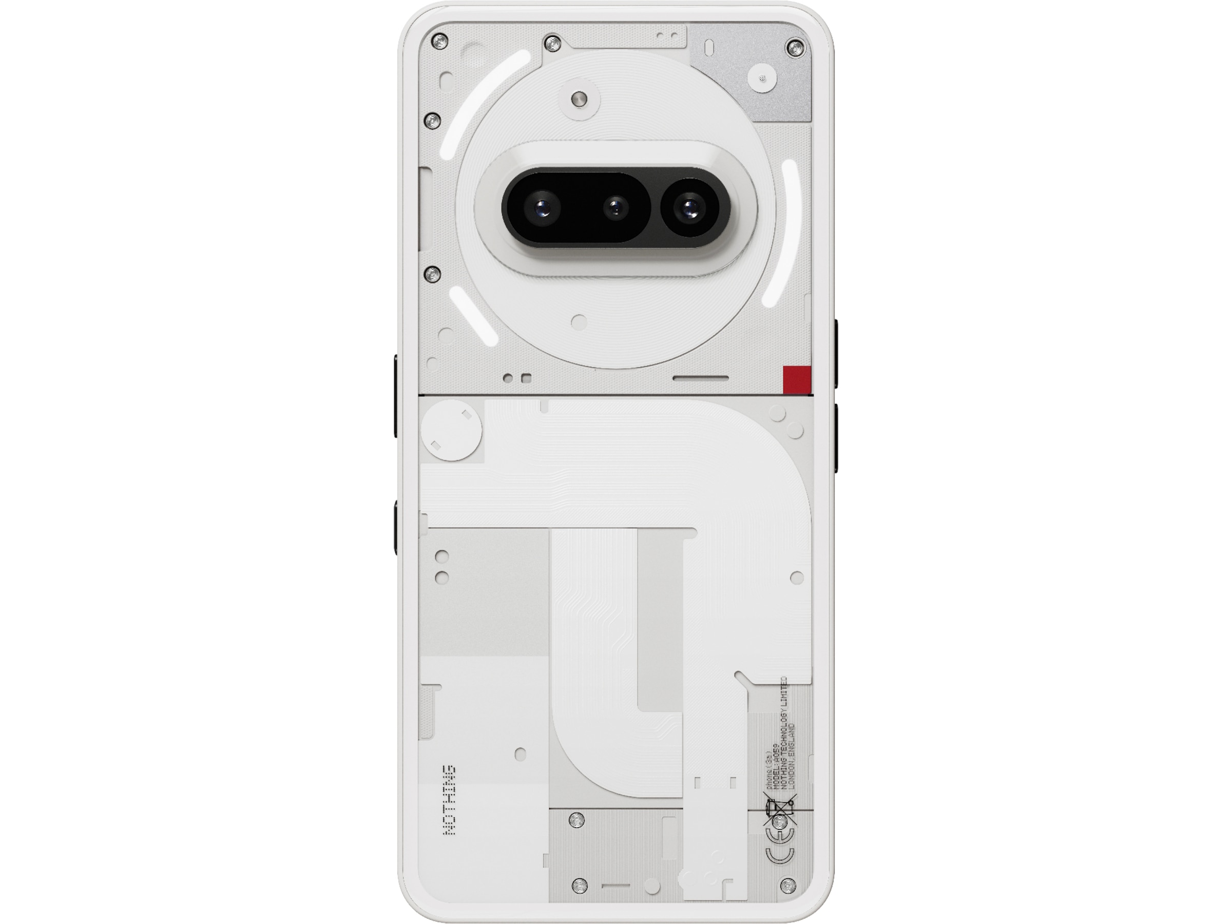 Nothing Phone (3a) 256GB (hvid) Mobiltelefoner