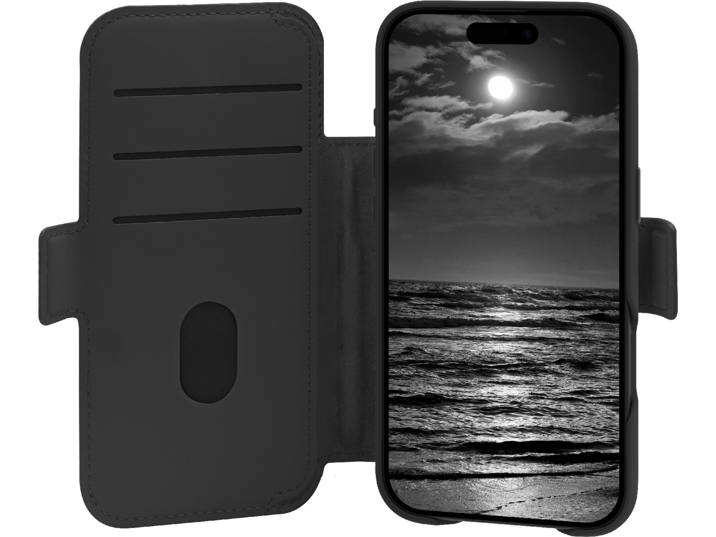 dbramante1928 iPhone Air Lynge 2-i-1 Wallet cover (midnight) Mobilcover