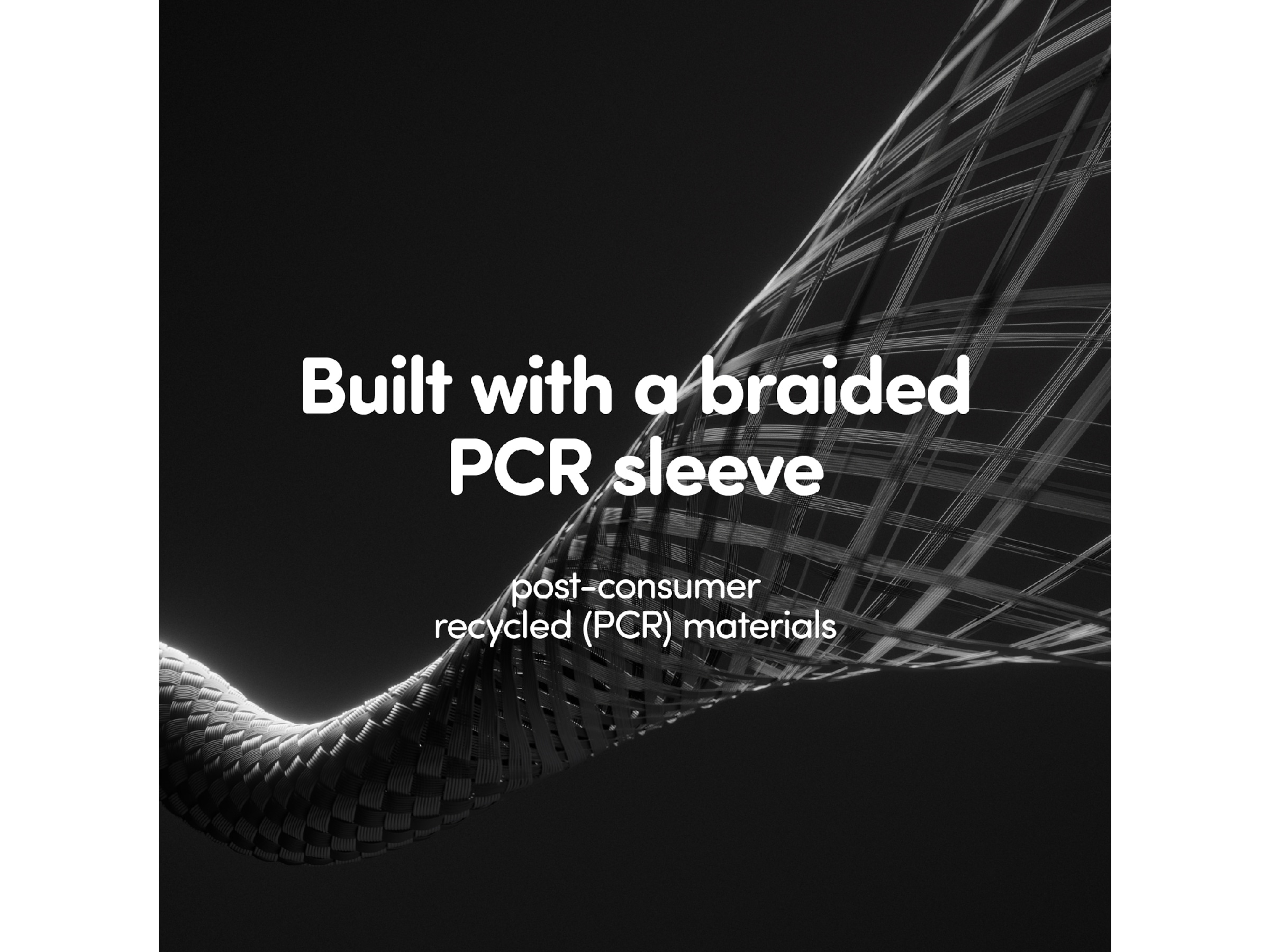 PanzerGlass Racing 240W USB-C kabel, 2m (sort) USB-kabler