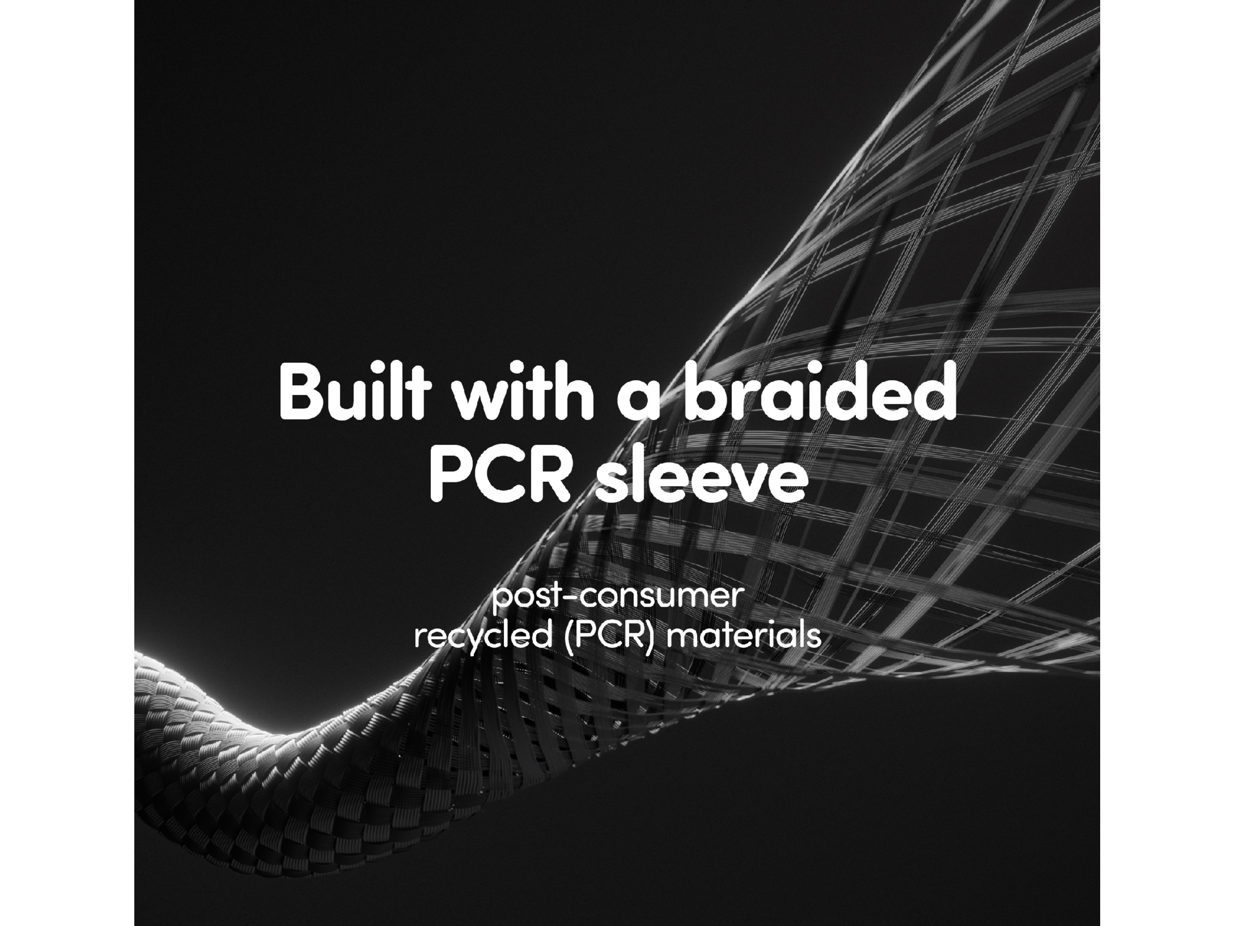 PanzerGlass Racing 240W USB-C kabel, 1,2m (sort) USB-kabler