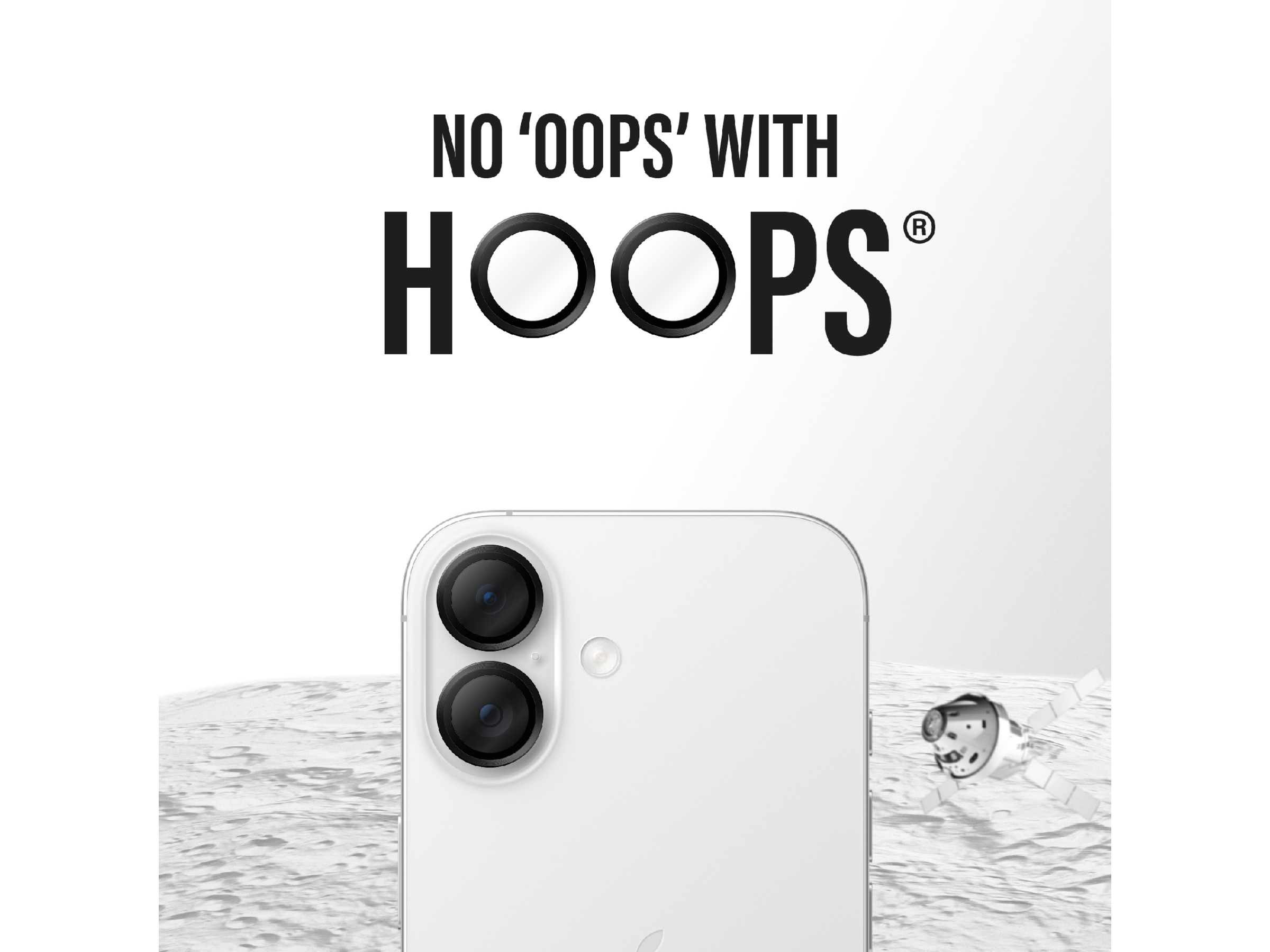 PanzerGlass iPhone 17 / 16 / 16 Plus Hoops Ceramic II Linsebeskytter Skærmbeskyttelse mobiltelefon