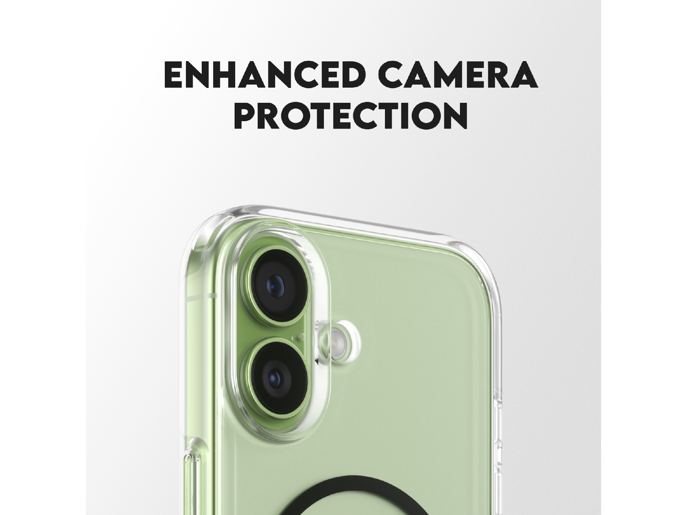 PanzerGlass CARE iPhone 17 Urban Explorer cover (gennemsigtig/sort) Mobilcover