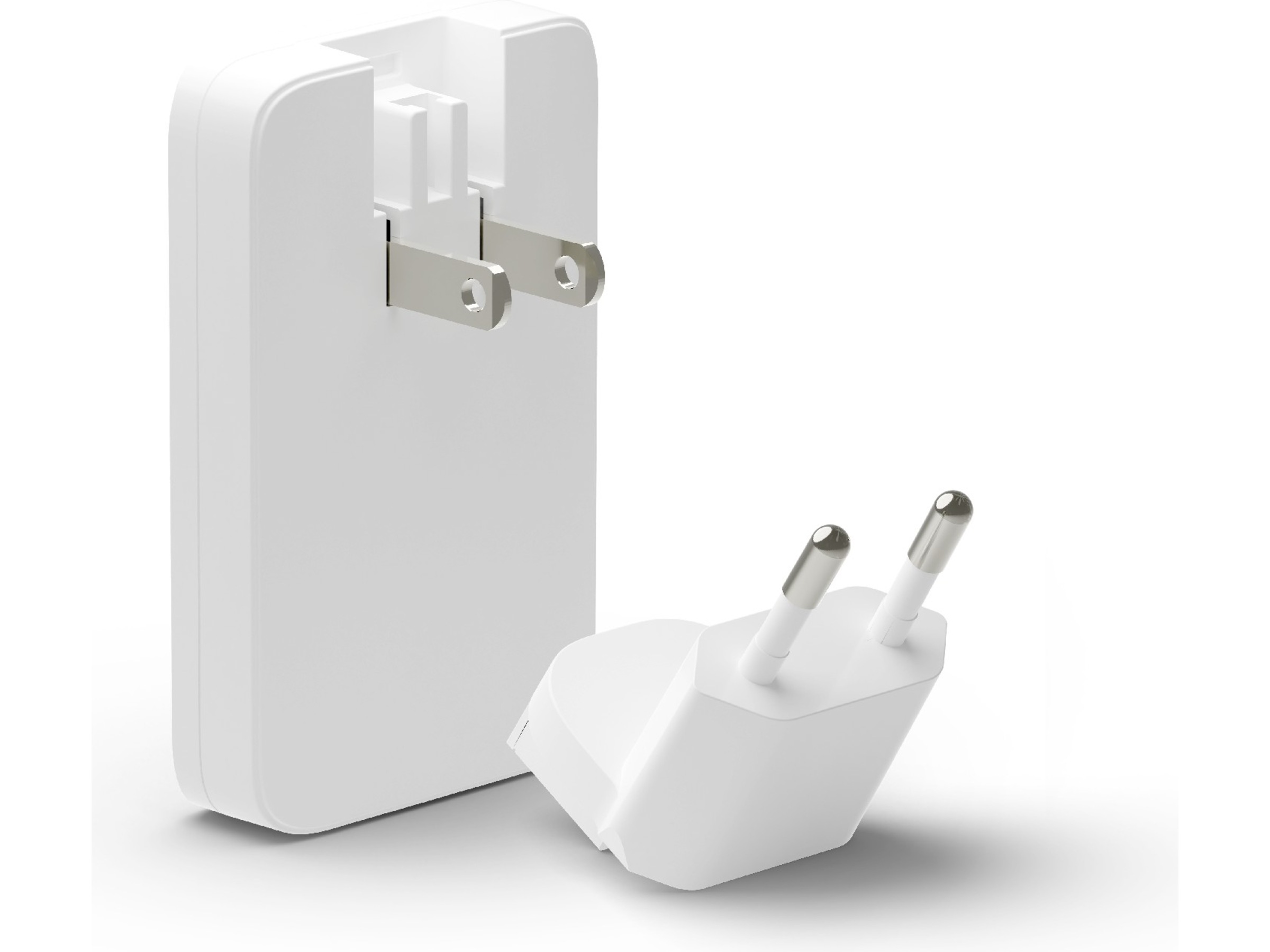 dbramante1928 re-charge Pro EU/US Slim Vægoplader (hvid) Mobilopladere