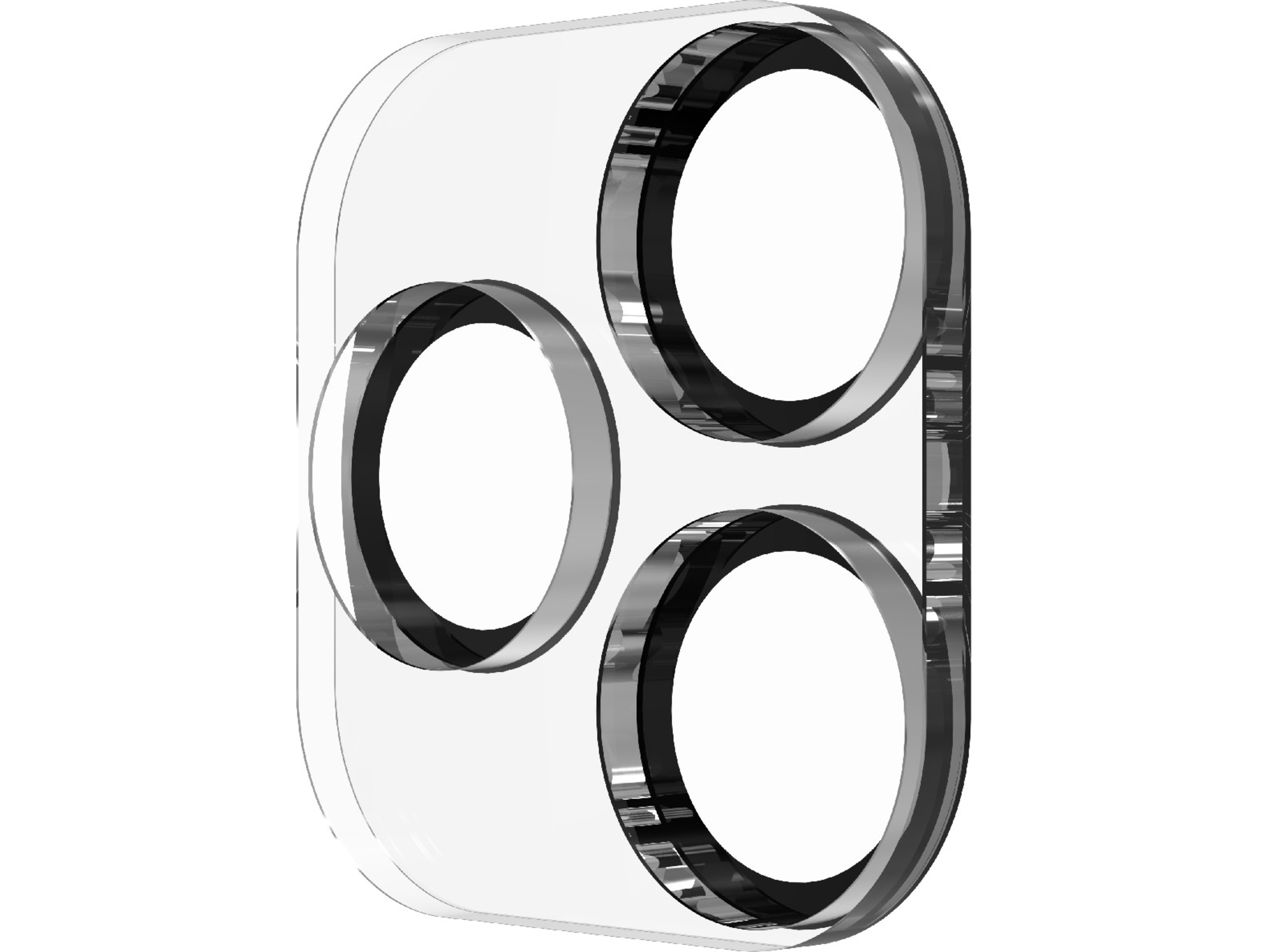 InvisibleShield Glass Elite iPhone 17 Pro/Pro Max Linsebeskytter (sort) Skærmbeskyttelse mobiltelefon